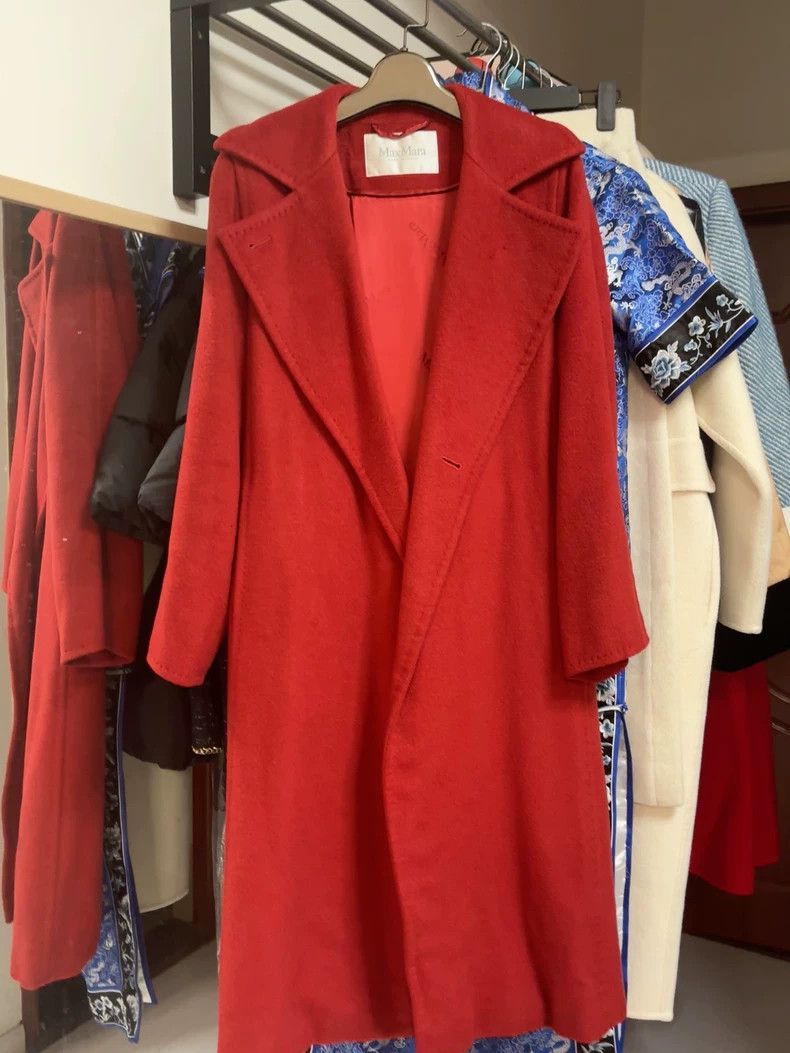 Max Mara Max Mara Red camel hair coat Size S / US 4 / IT 40 - 4 Thumbnail