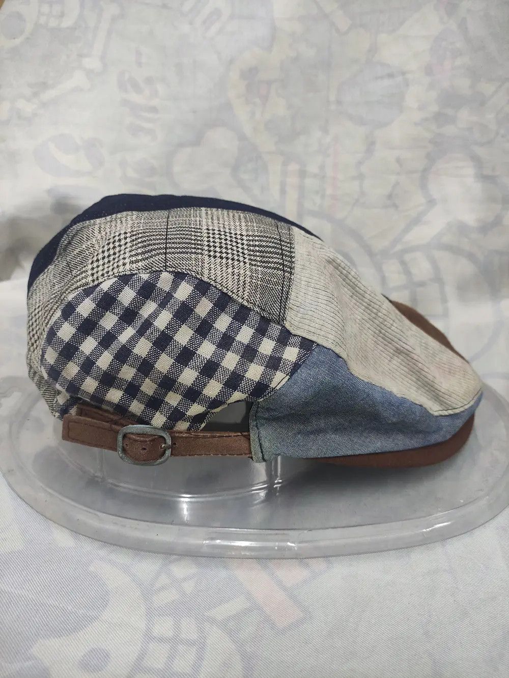 Japanese Brand × Vintage JAPANESE BRAND DENIM PATCHWORK BARETTA CAP Size ONE SIZE - 8 Thumbnail