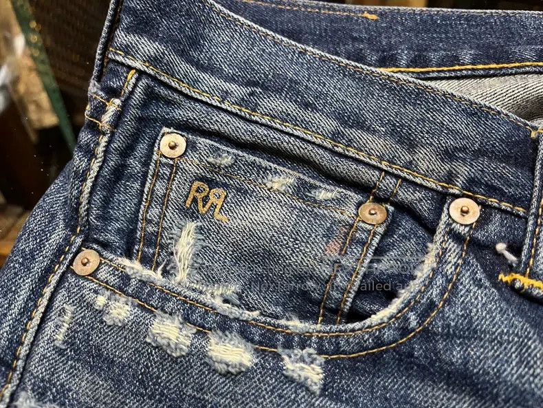 RRL Ralph Lauren RRL Ralph Lauren Destroy the Bull King jeans and make the Size US 32 / EU 48 - 4 Thumbnail