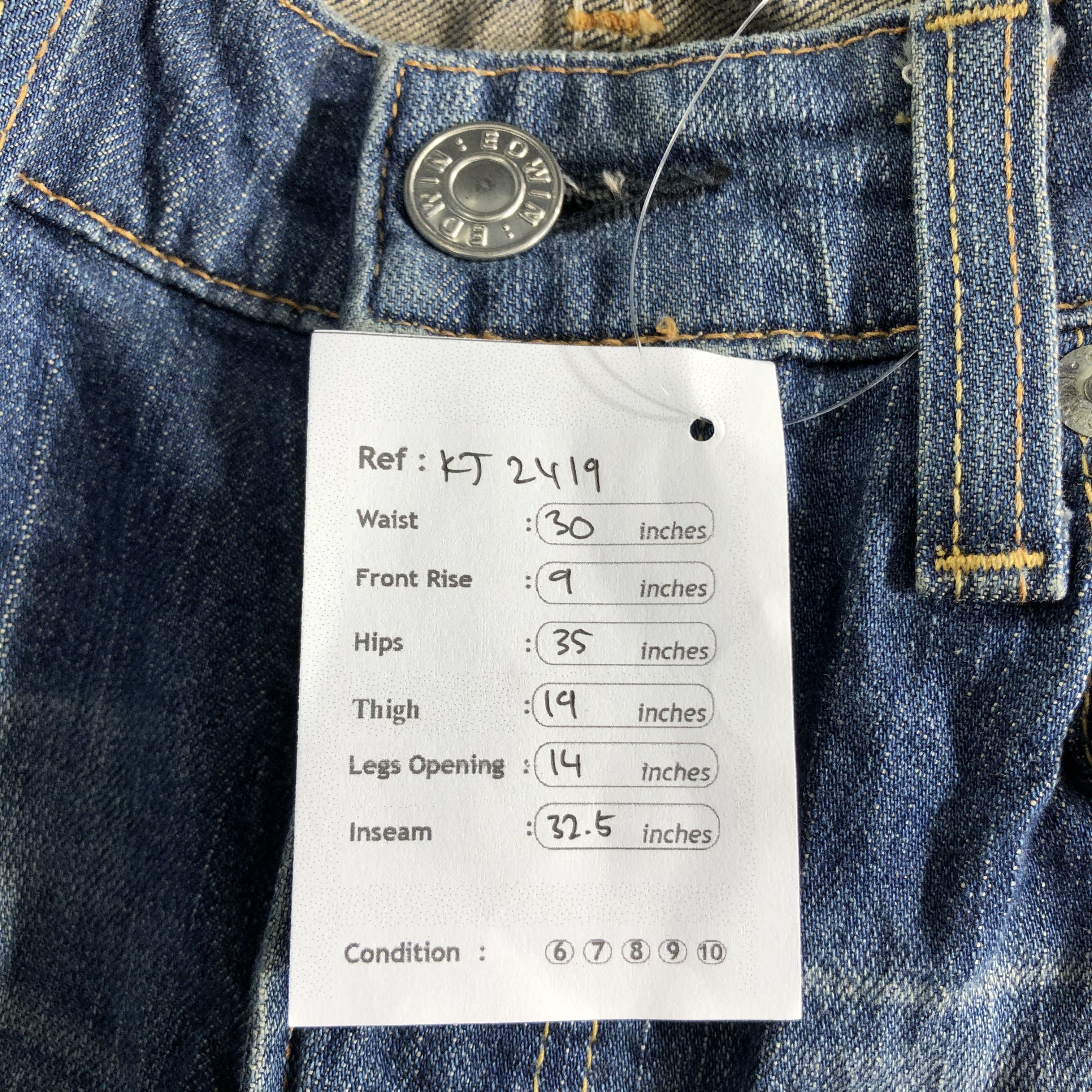 Edwin Edwin Blue Trip Jeans Skinny Denim KJ2419 Size US 29 - 10 Thumbnail