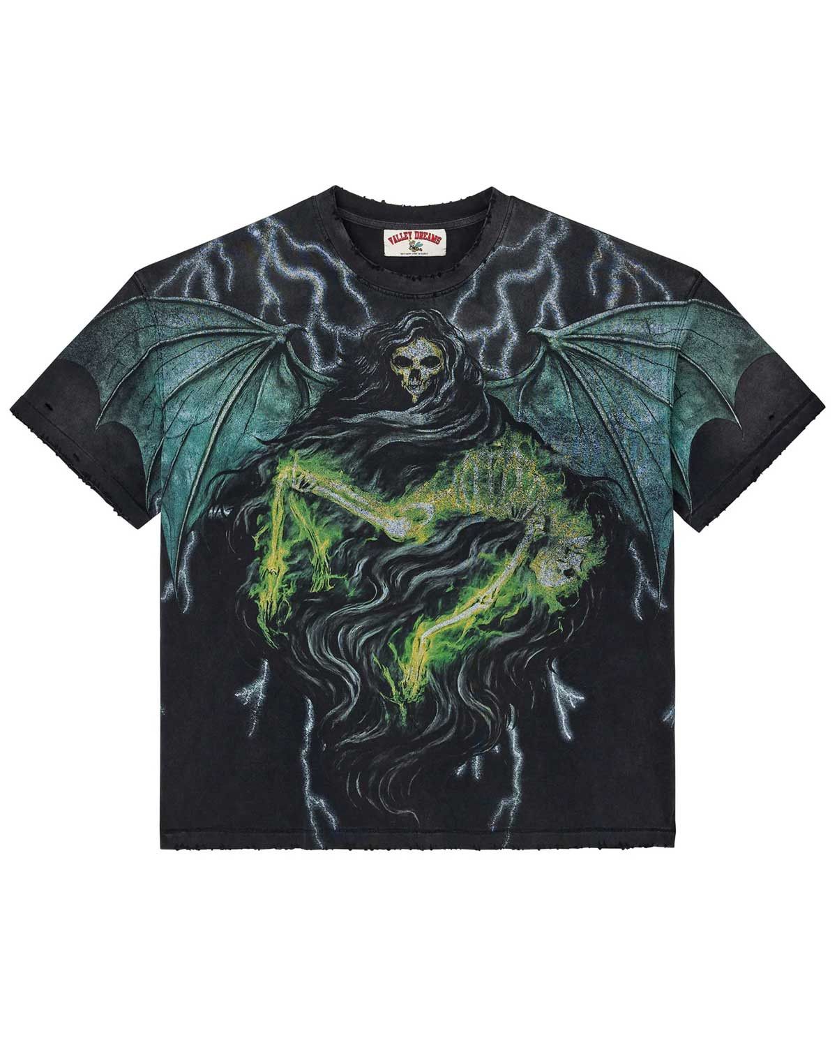 Vale Forever Grim Big Tee Black Size US M / EU 48-50 / 2 - 1 Thumbnail
