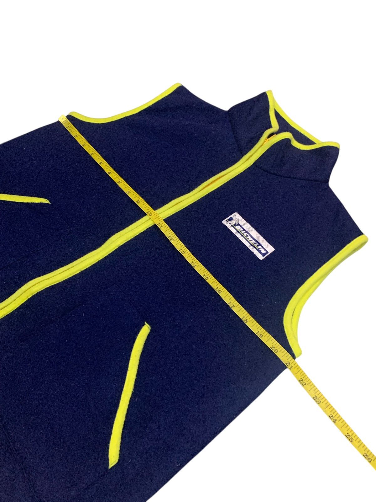 Japanese Brand × Vintage Vintage Michelin Fleece Vest Zipper Down Size US M / EU 48-50 / 2 - 5 Thumbnail