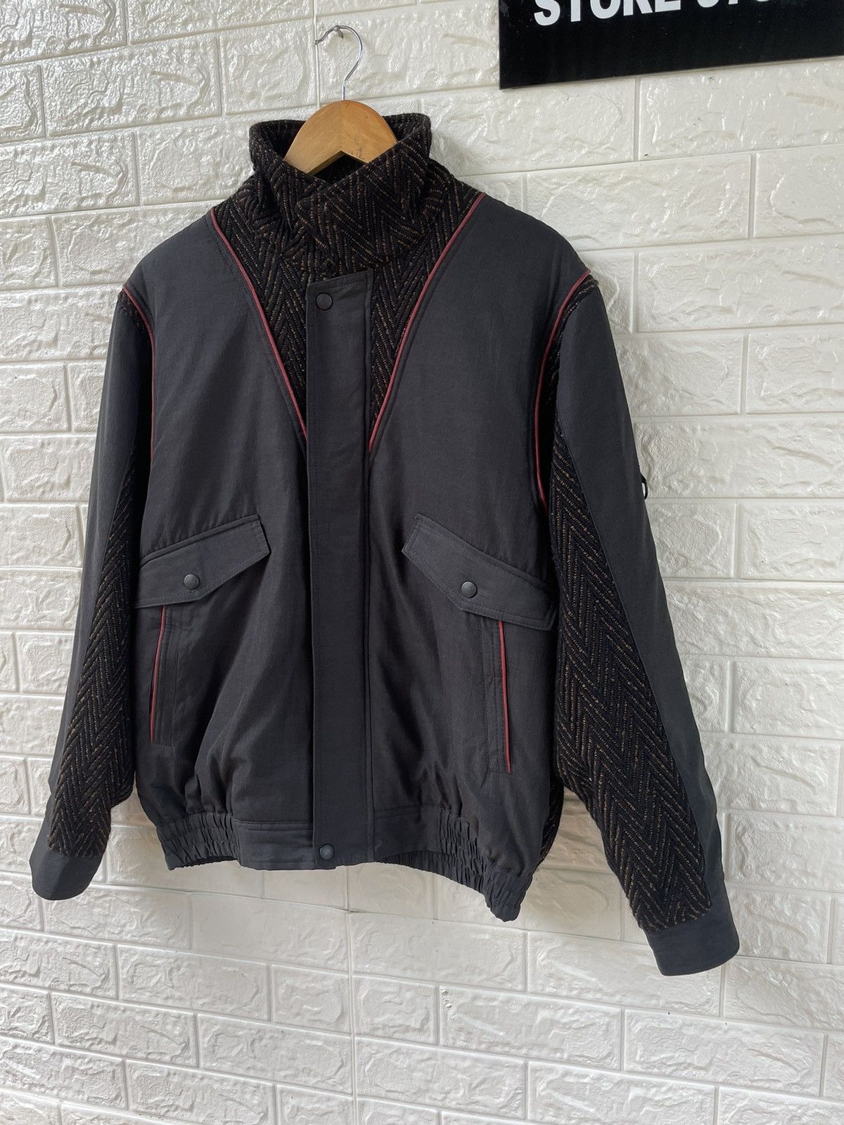 Japanese Brand × Vintage Vintage Bomber Jacket Size US L / EU 52-54 / 3 - 4 Thumbnail