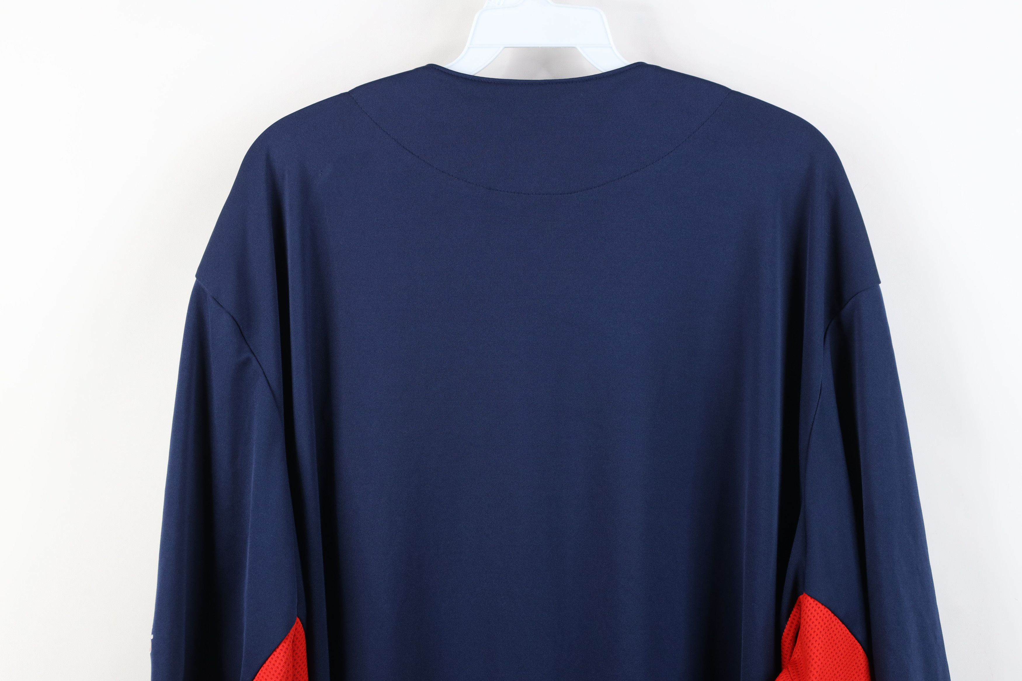 Vintage Vintage Y2K Cleveland Indians Baseball Jersey Blue Knit Size US XXL / EU 58 / 5 - 13 Thumbnail