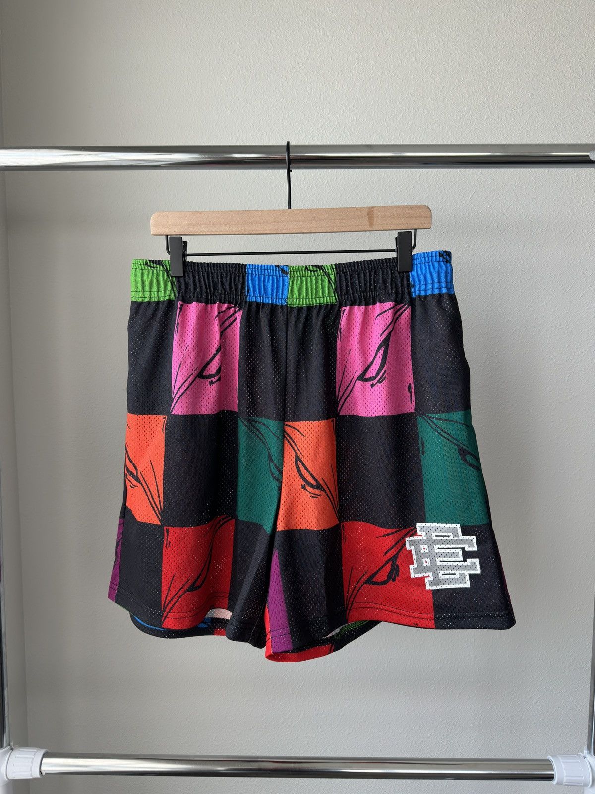 Eric Emanuel × Matty Boy Matty Boy x Eric Emmanuel Multicolor Block Shorts Size US 36 / EU 52 - 1 Thumbnail