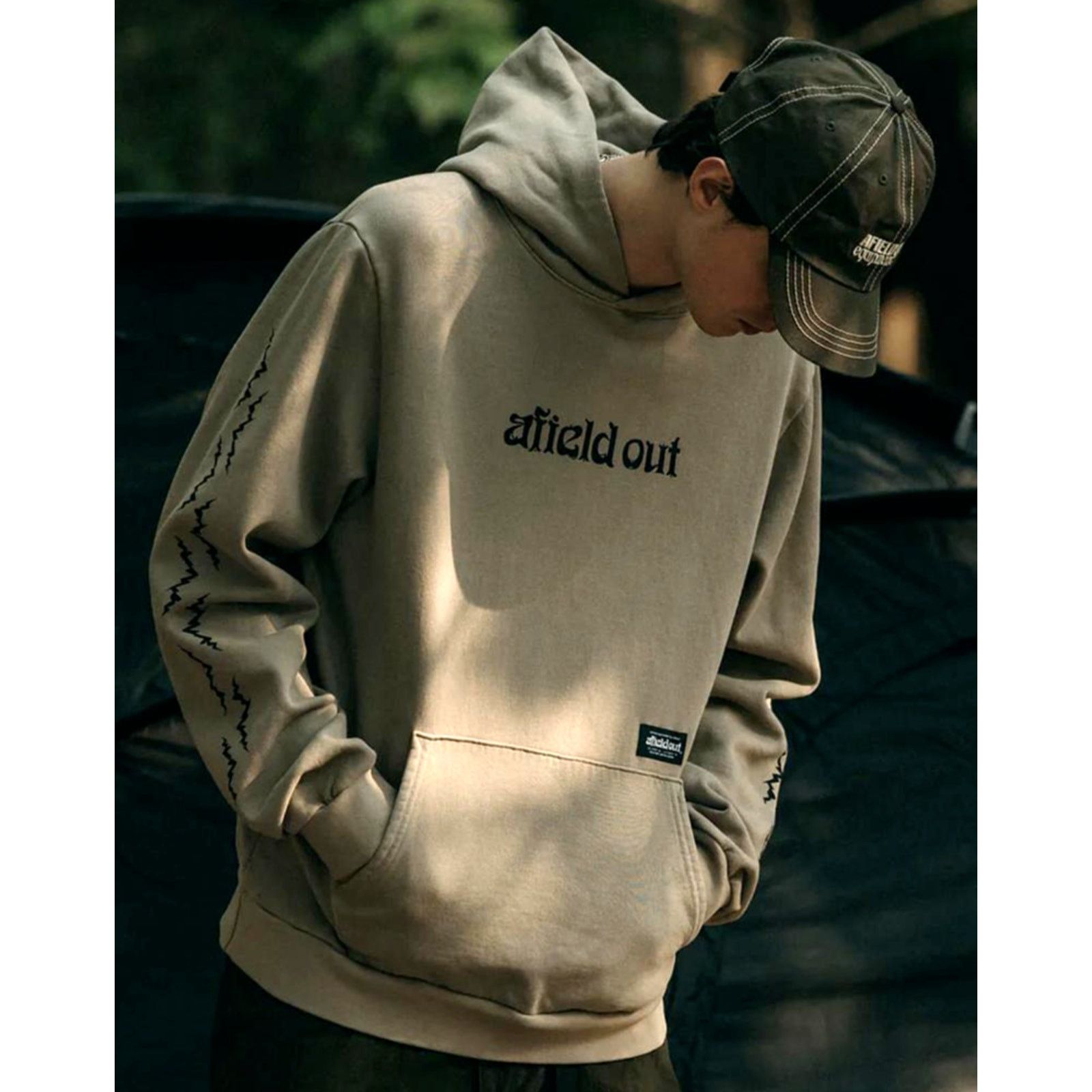 Afield Out afield out Sand System Hoodie Pullover Print Streetwear $150 Size US M / EU 48-50 / 2 - 1 Thumbnail