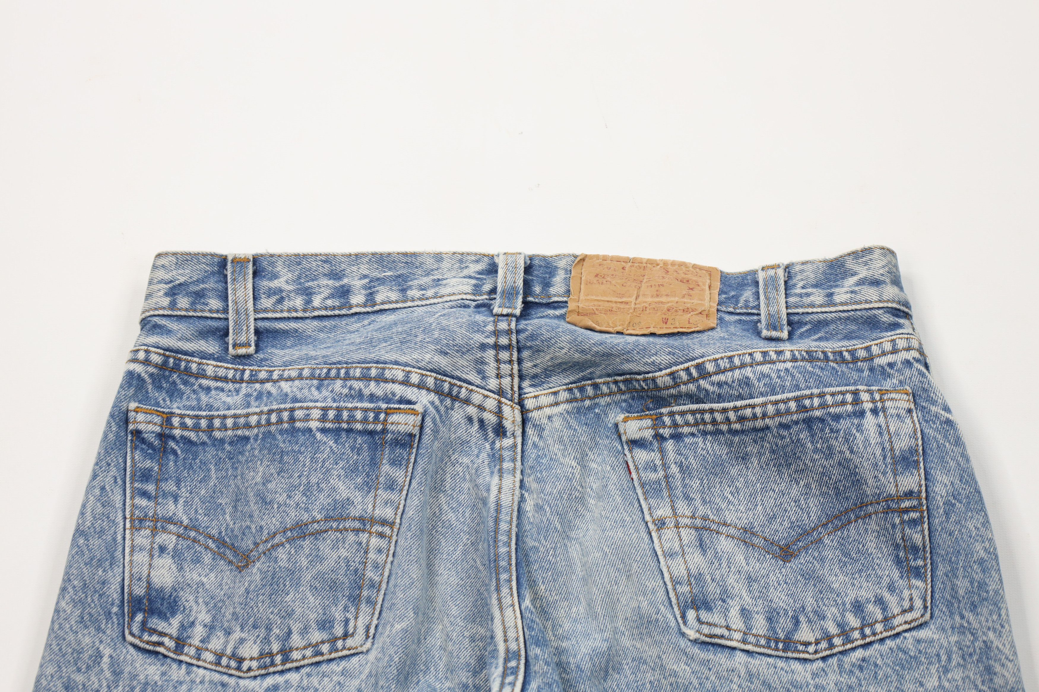 Levi's Vintage 80s Levis 501xx Button Fly Acid Wash Jeans USA Size US 30 / EU 46 - 13 Thumbnail