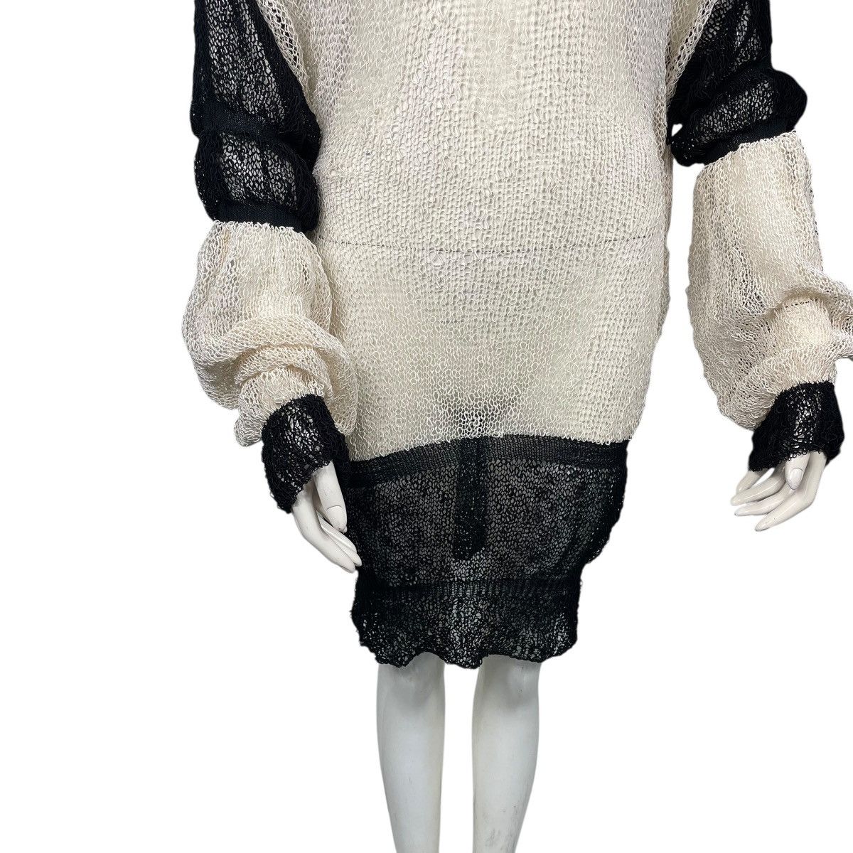 Issey Miyake Vintage 80s Issey Miyake Cordknit Tunic Dress Size M / US 6-8 / IT 42-44 - 6 Thumbnail