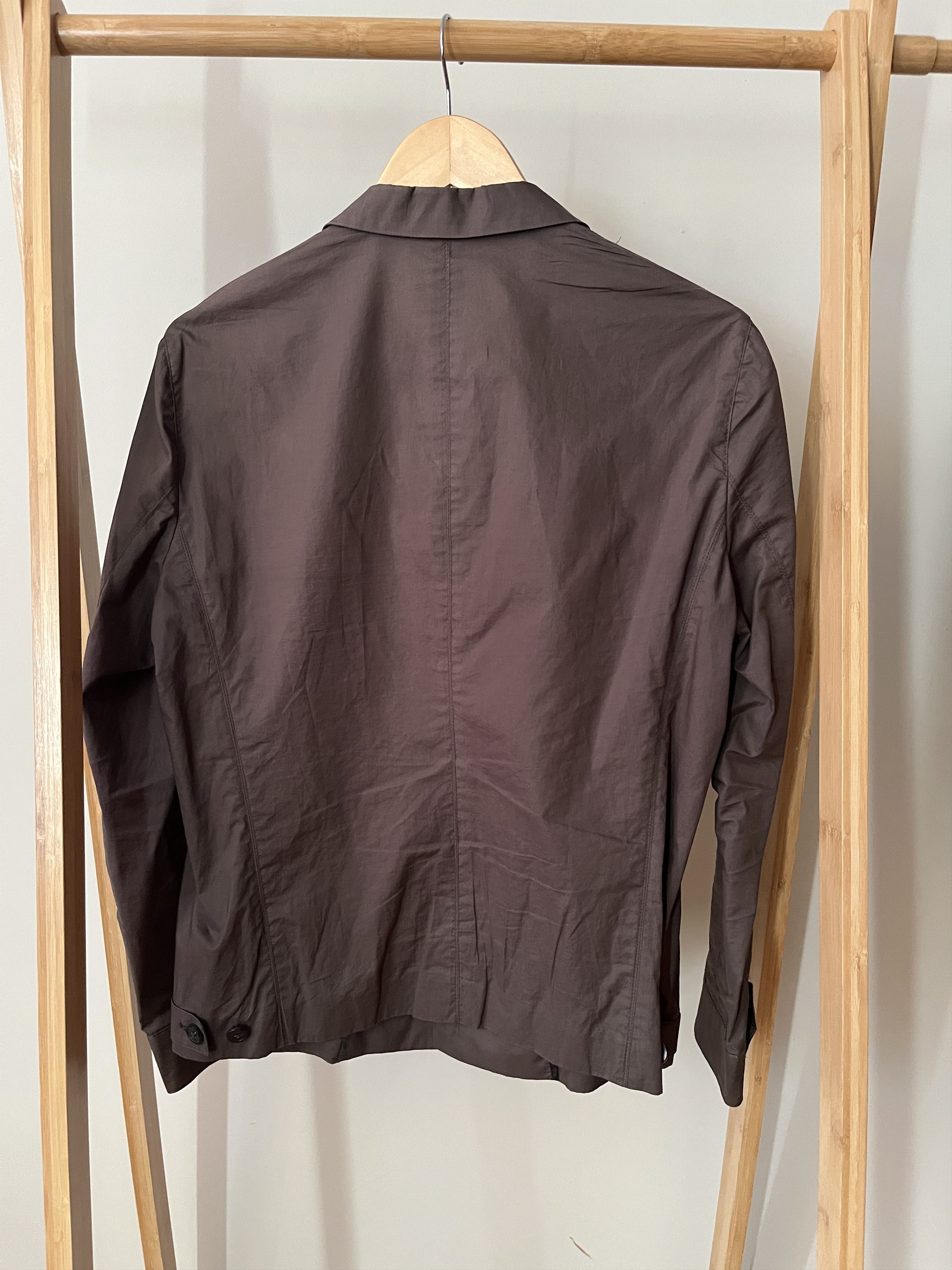 Emporio Armani Emporio Armani gray-brown lightweight blazer, IT 44 Size 34R - 2 Thumbnail