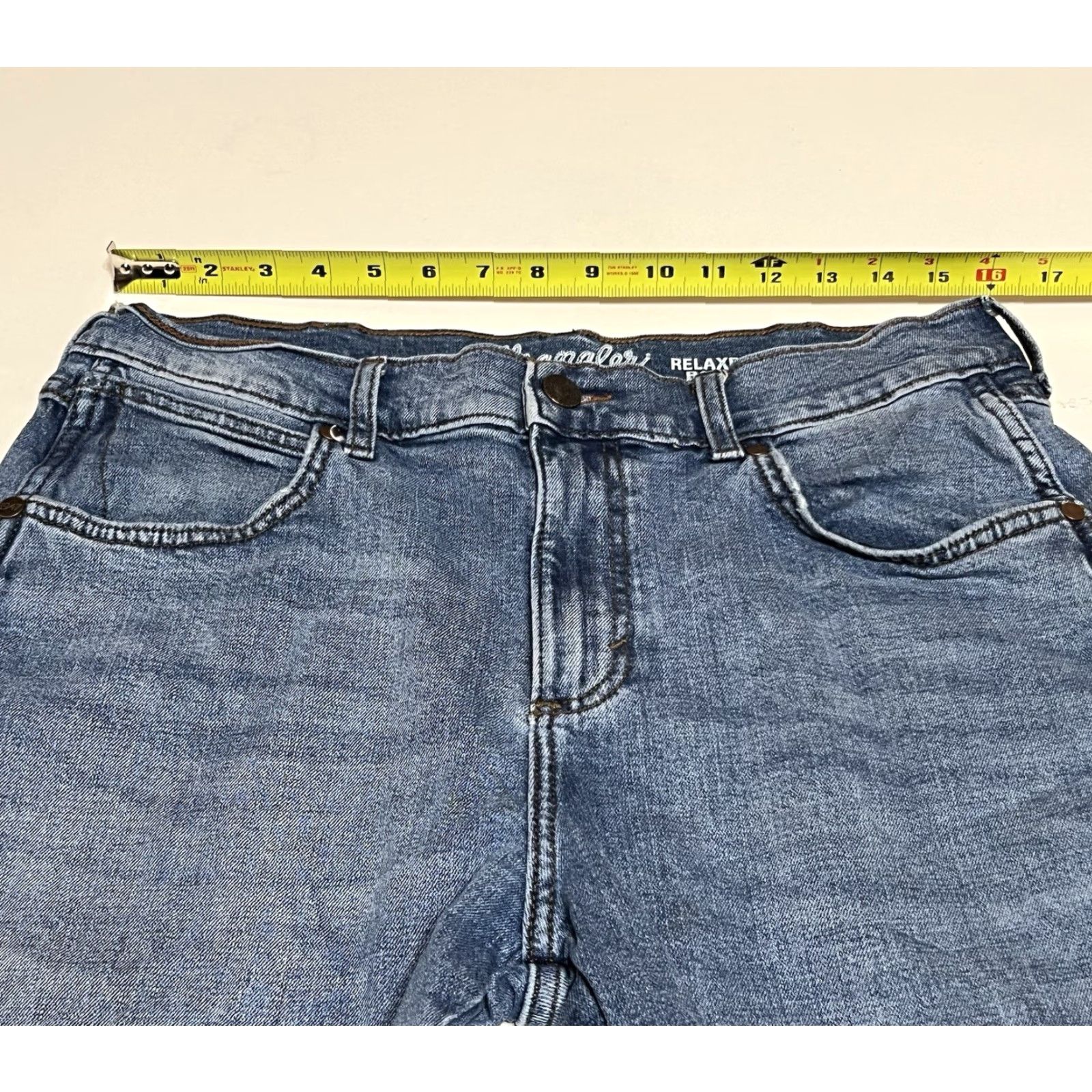 Wrangler Wrangler Retro Jeans Mens 32x29 Blue Bootcut Regular Fit 5-Pocket Denim Western Cowboy Jeans Size US 32 / EU 48 - 3 Thumbnail