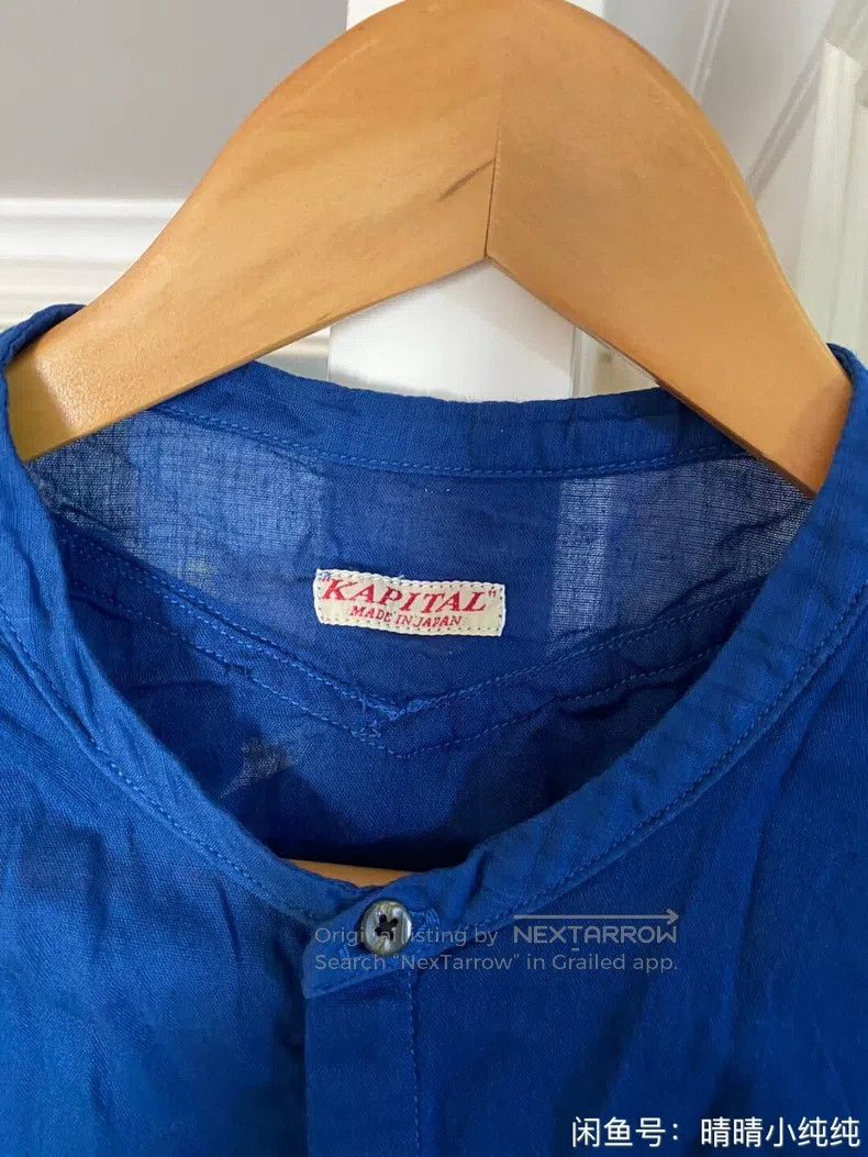 Kapital Kapital Front and back bow tie blue long sleeves Size US XS / EU 42 / 0 - 4 Thumbnail