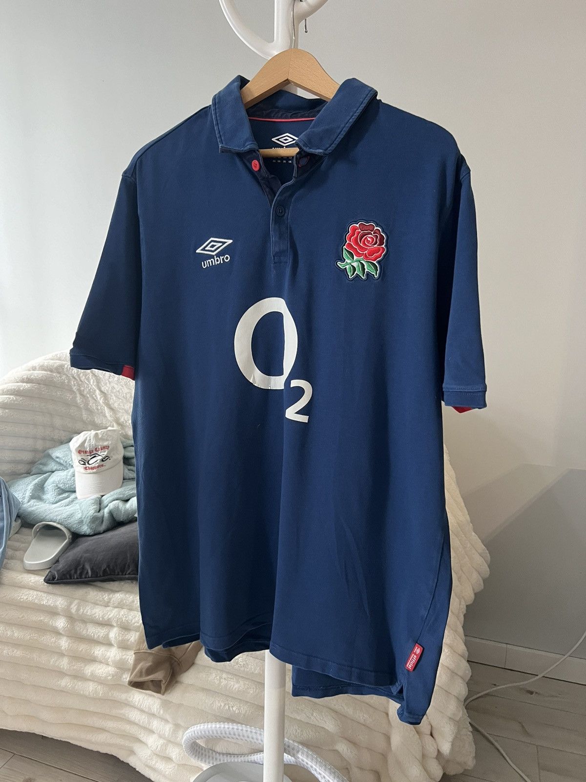 Umbro Umbro England League O2 Rugby Jersey Shirt Men's Size XXL Size US XL / EU 56 / 4 - 3 Thumbnail
