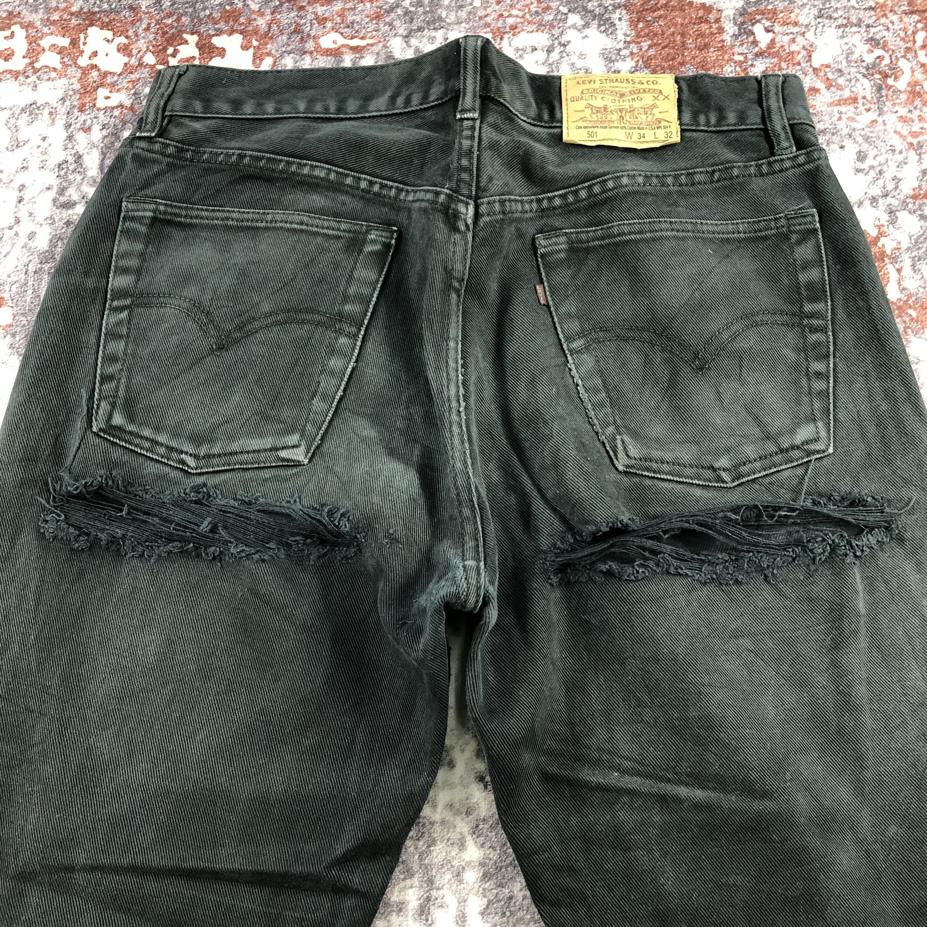 Levi's × Vintage Vintage 90s Levis 501 Earth Tone Jeans-JM2676 Size US 33 - 5 Thumbnail