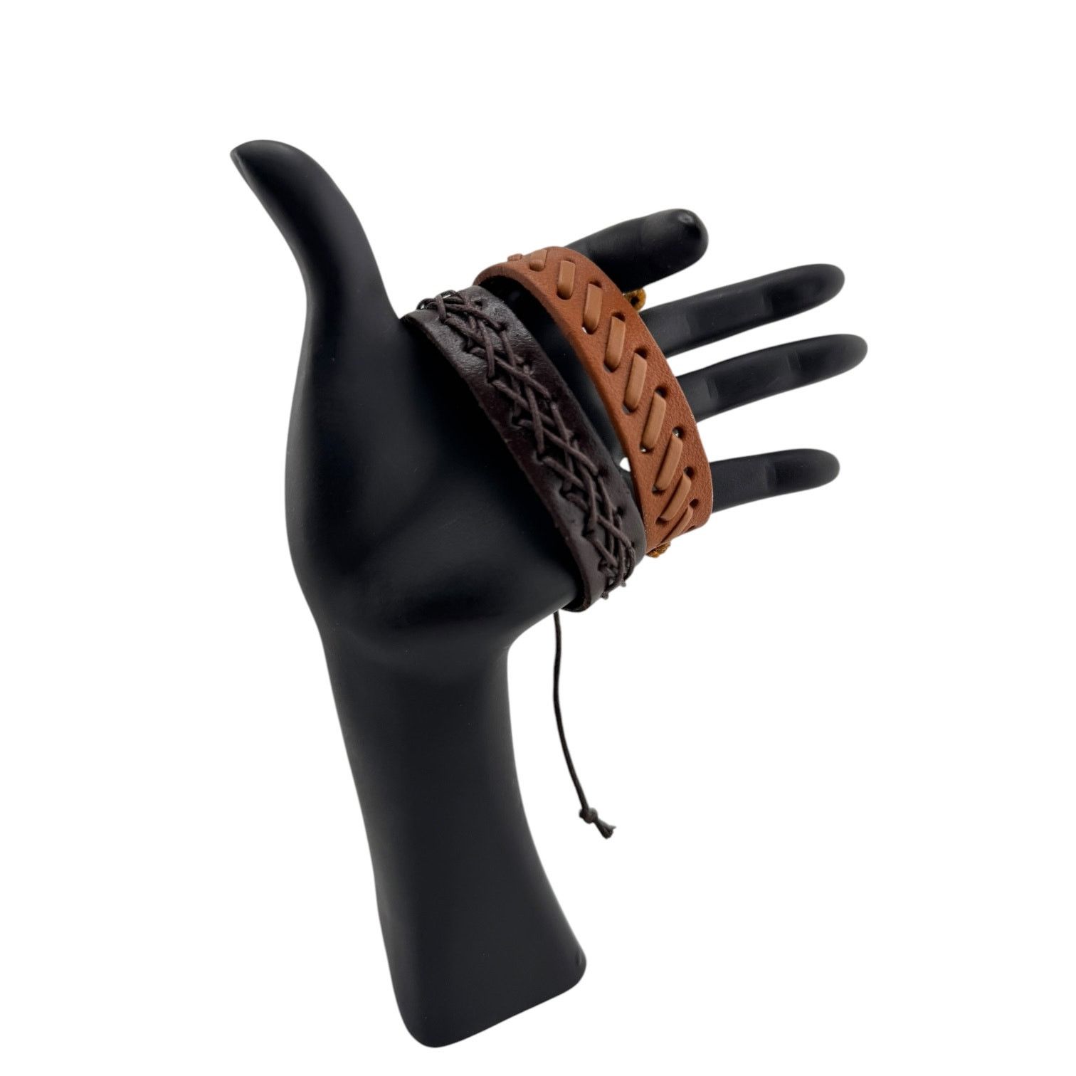 Other Outlaw's Oath Dual-Tone Leather Cuffs for Unbound Rebellion Size ONE SIZE - 3 Thumbnail