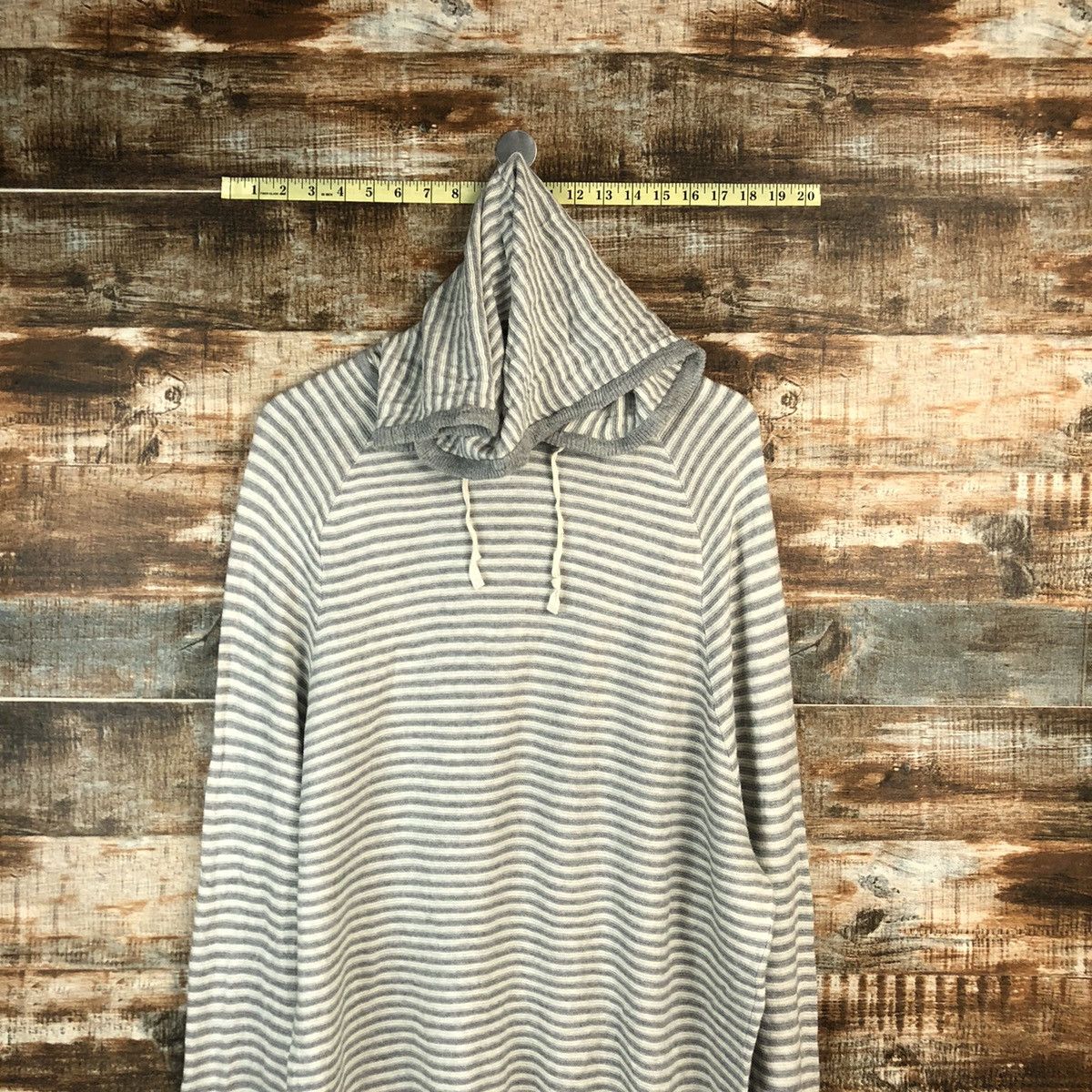 Gap Gap Stripe White Hoodie #A1558 Size US XL / EU 56 / 4 - 2 Thumbnail