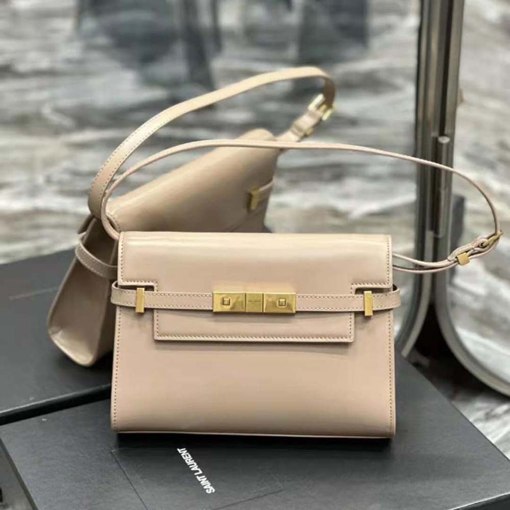 Saint Laurent Paris o1s1wg111024 Size : OS / Manhattan Small Bag in Peach Size ONE SIZE - 2 Thumbnail