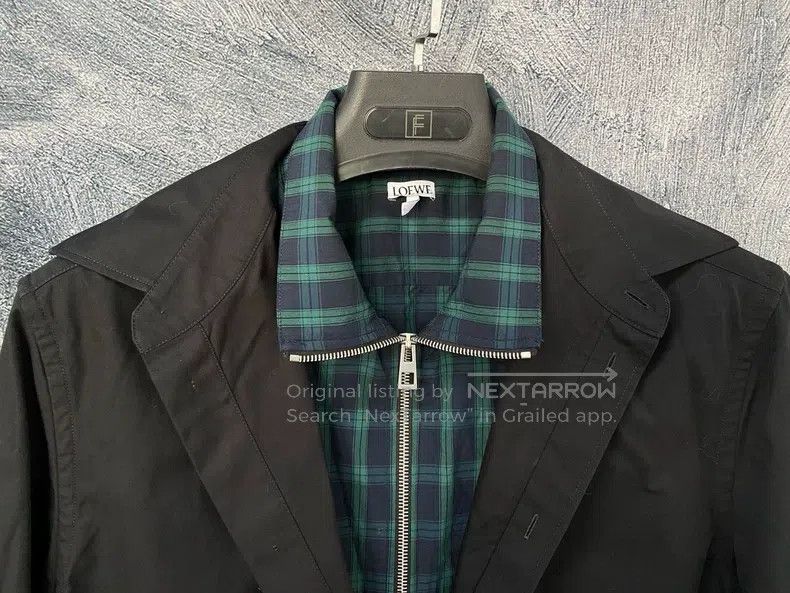 Loewe Loewe size 37 Lined Plaid Zip-up Patchwork Fake Two-Piece J Size US XS / EU 42 / 0 - 3 Thumbnail