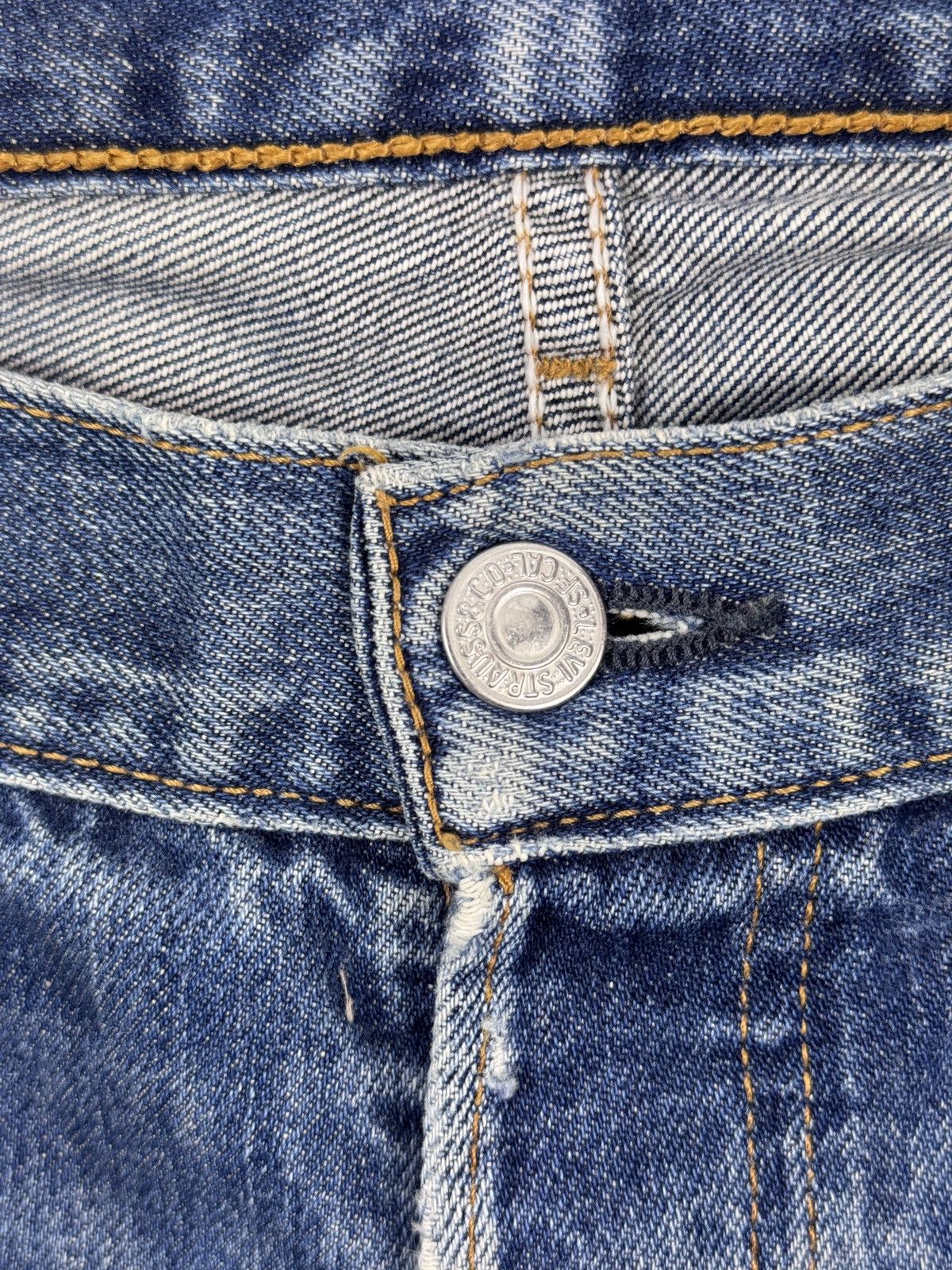 Levi's DISTRESSED VINTAGE DENIM JEANS Size US 36 / EU 52 - 5 Thumbnail