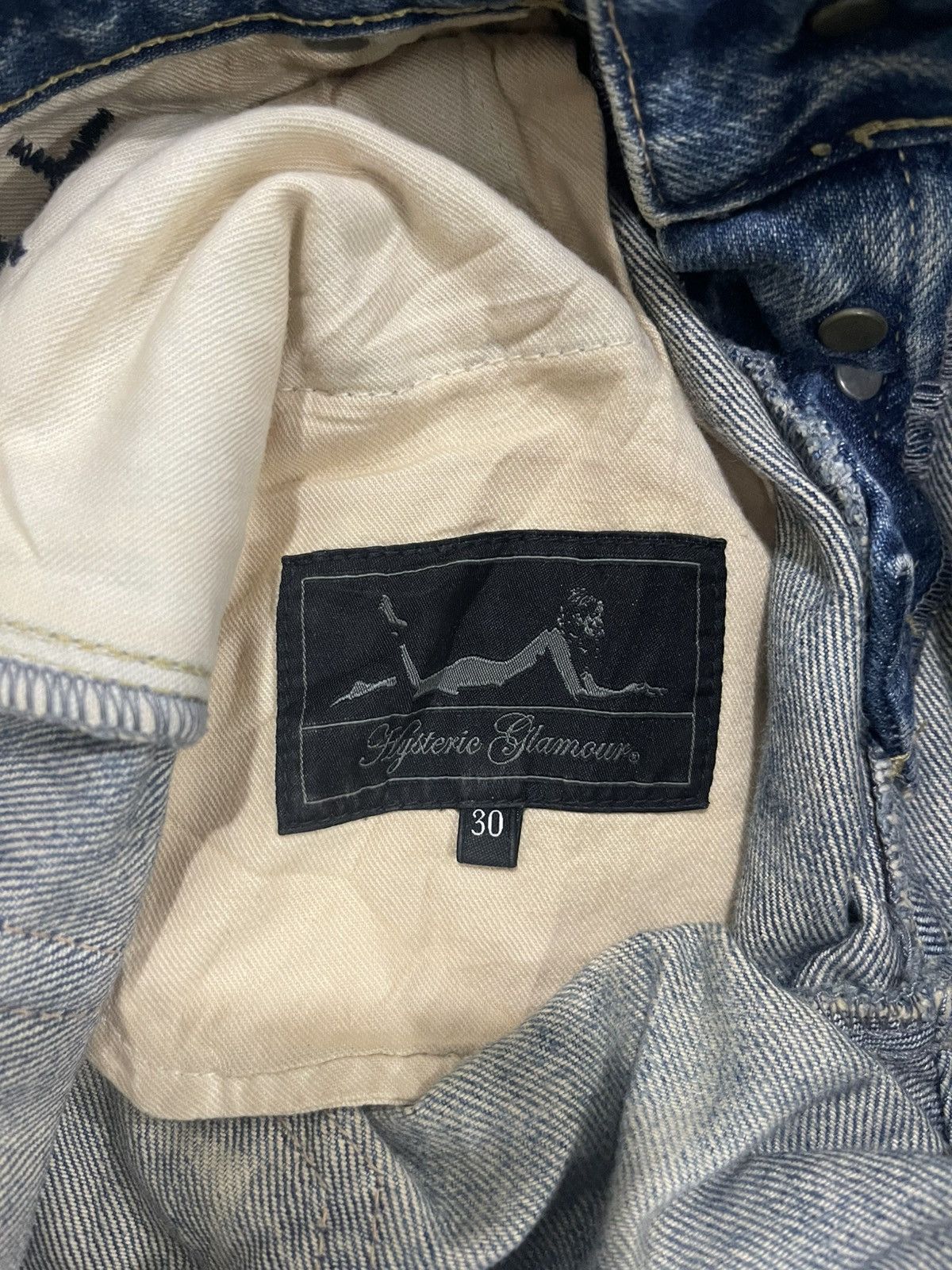 Hysteric Glamour Vintage Hysteric Glamour Distressed Denim Jeans Size US 32 / EU 48 - 17 Thumbnail