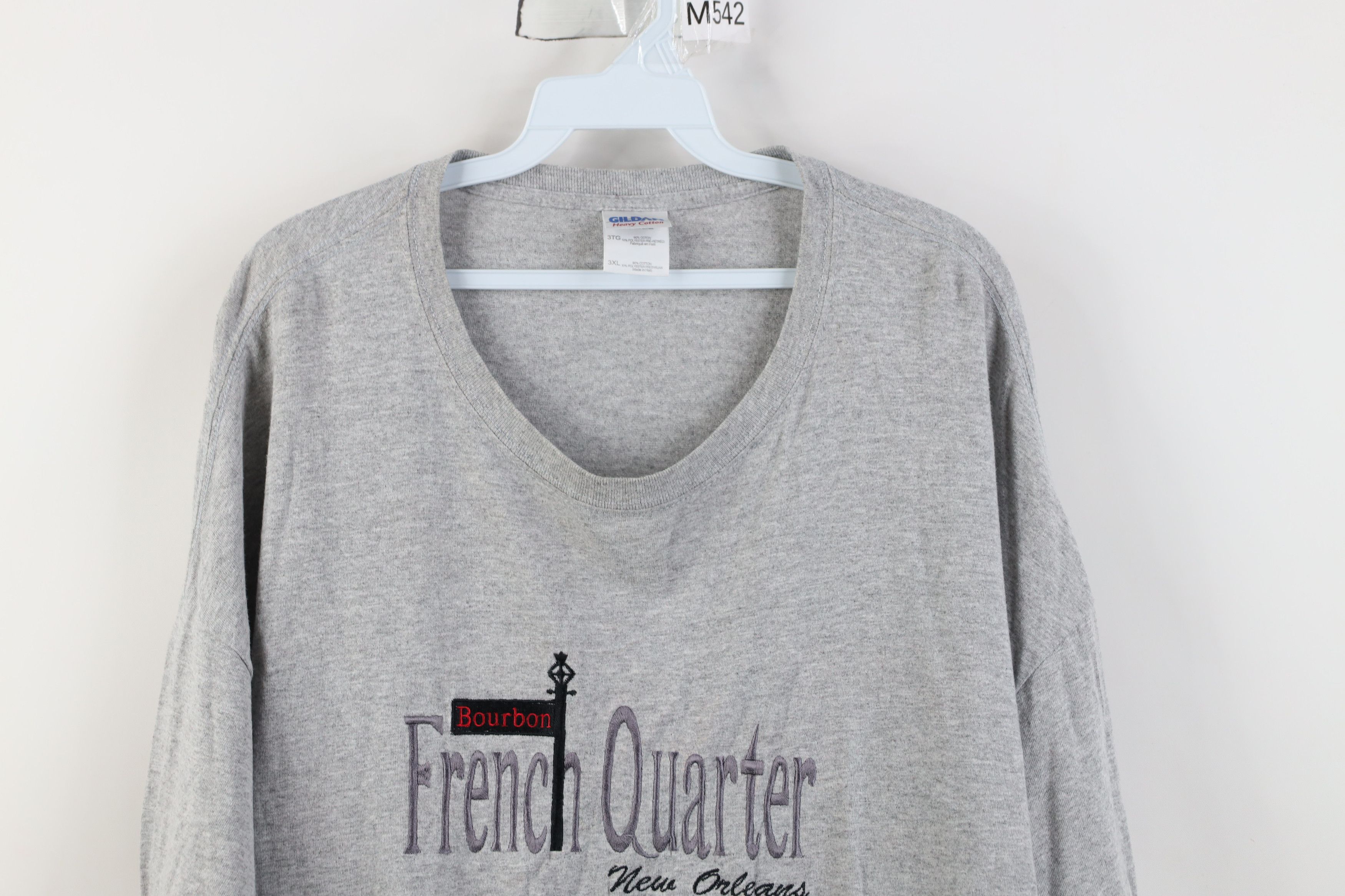 Vintage Vintage 90s Y2K French Quarter Street New Orleans T-Shirt Size US XXL / EU 58 / 5 - 2 Thumbnail