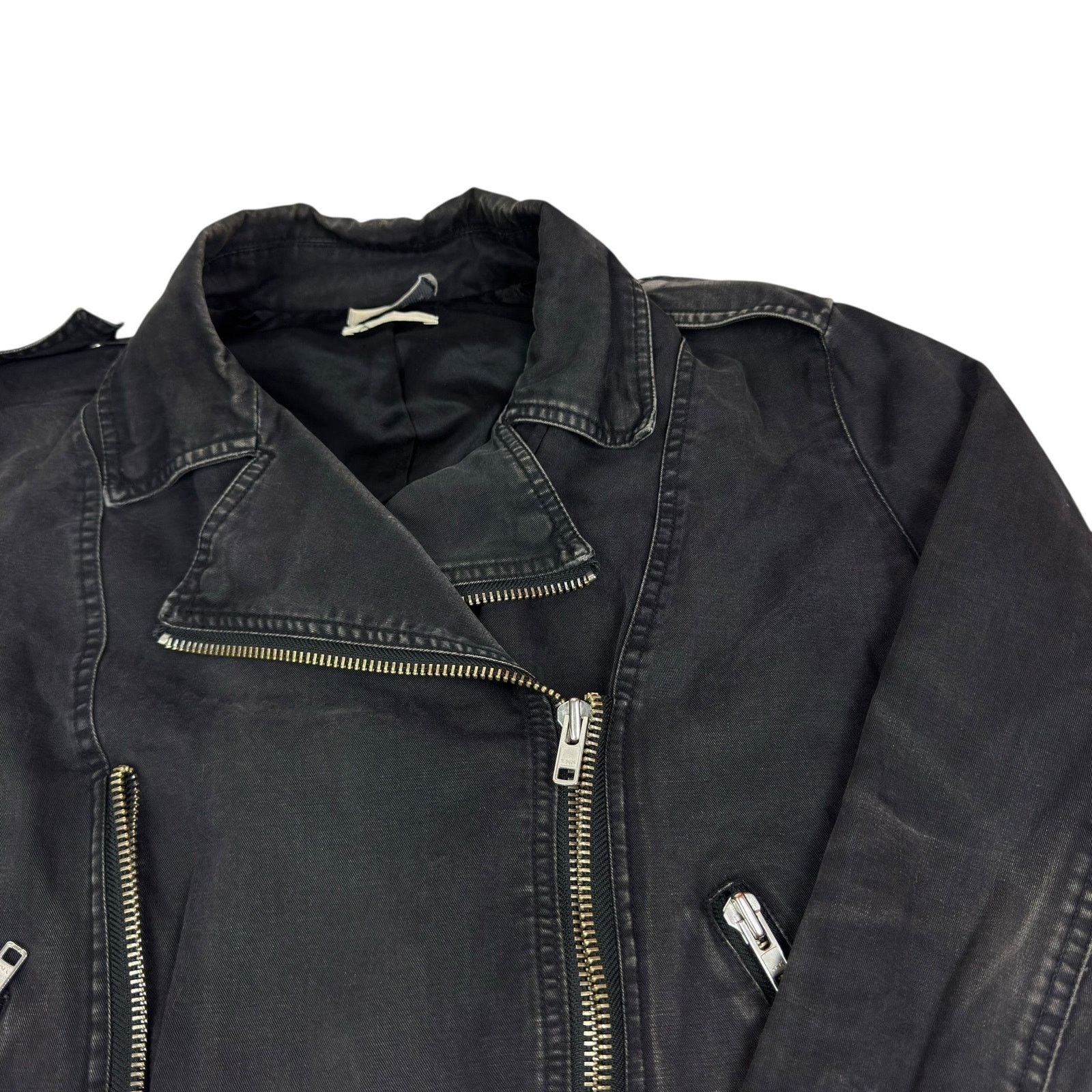 Acne Studios Acne Studios Women's Notch Lapel Asymmetric Zip Jacket 38 Size XS / US 0-2 / IT 36-38 - 3 Thumbnail