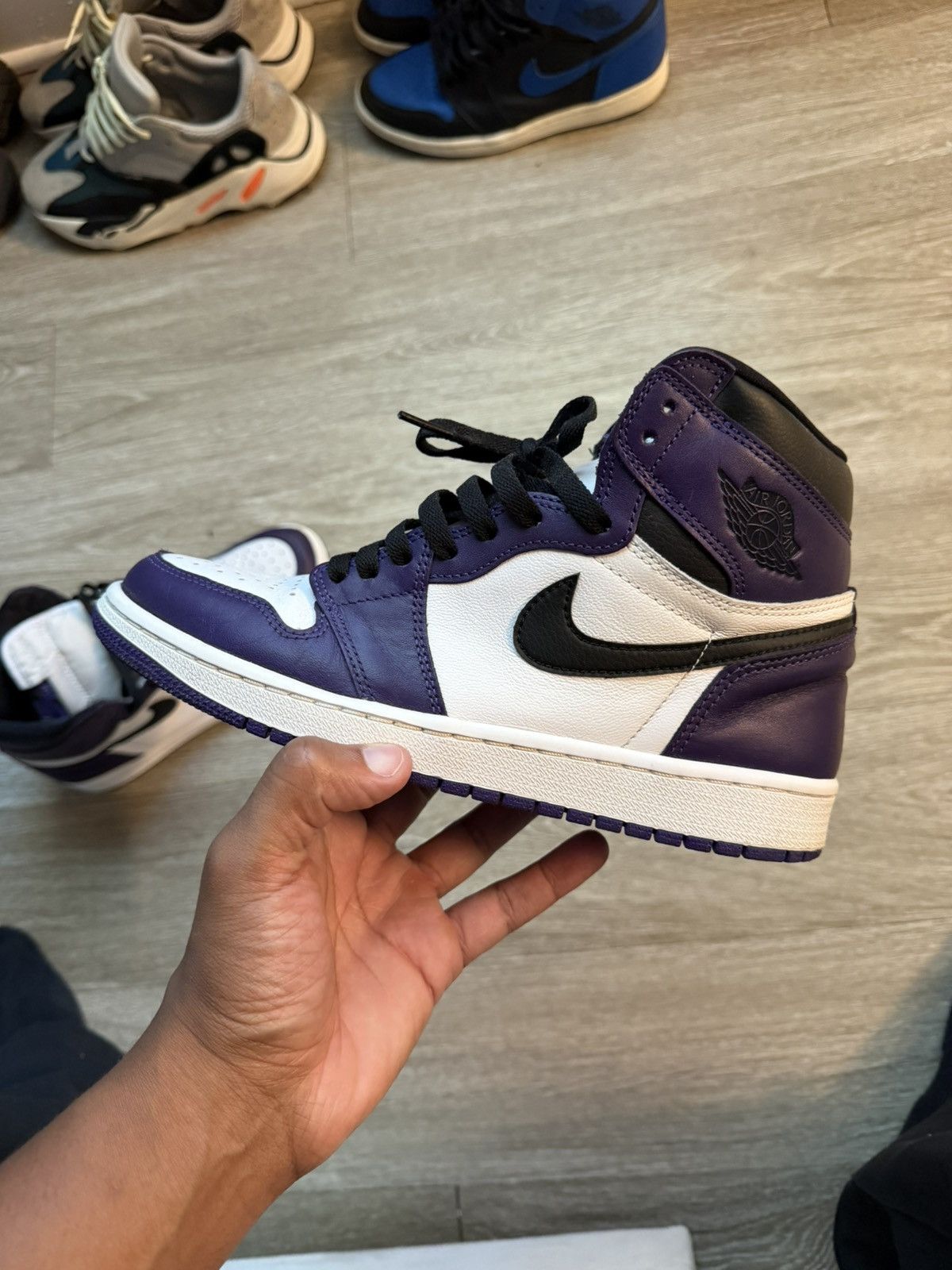 Jordan Brand Air Jordan 1 Court Purple Size US 8.5 / EU 41-42 - 8 Thumbnail