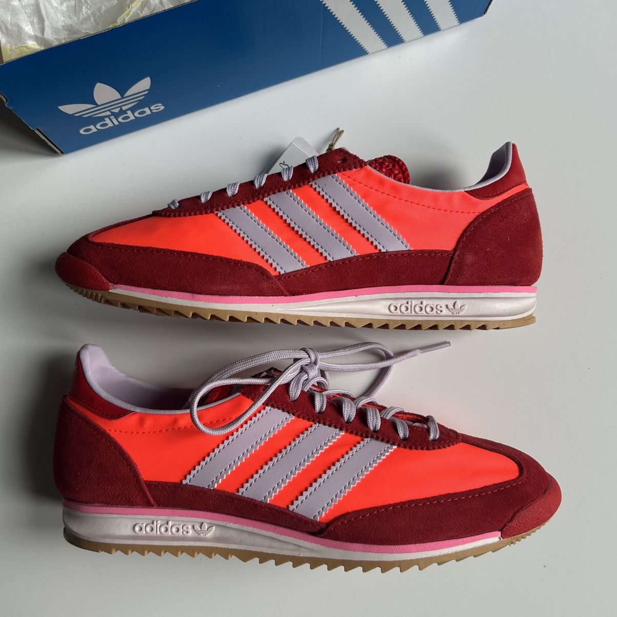 Adidas NEW Adidas Sl 72 OG ‘Solar Red/Ice Lavender’-Women’s size 8 Size US 8 / IT 38 - 1 Thumbnail