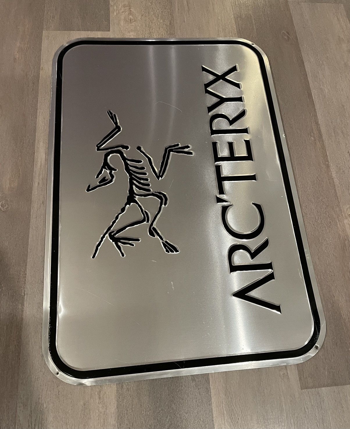 Arc'teryx × Vintage Crazy Vintage Arc’teryx Aluminum Store Display Sign Y2K Era Size ONE SIZE - 13 Thumbnail