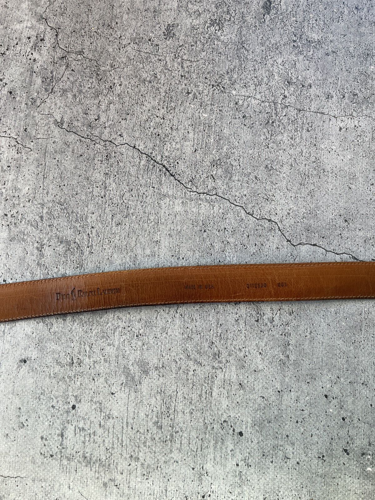 Polo Ralph Lauren Leather belt POLO RALPH LAUREN black unisex Size ONE SIZE - 7 Thumbnail