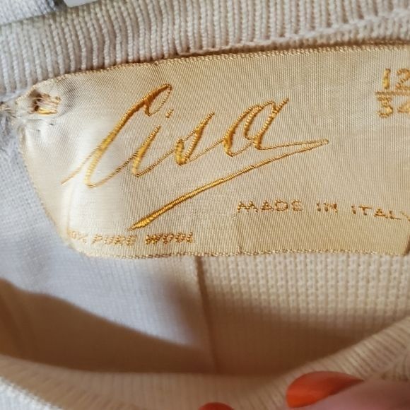 Vintage Cisa Vintage 100% pure Wool Made in Italy Polka Dot Long Sle Size XL / US 12-14 / IT 48-50 - 6 Thumbnail