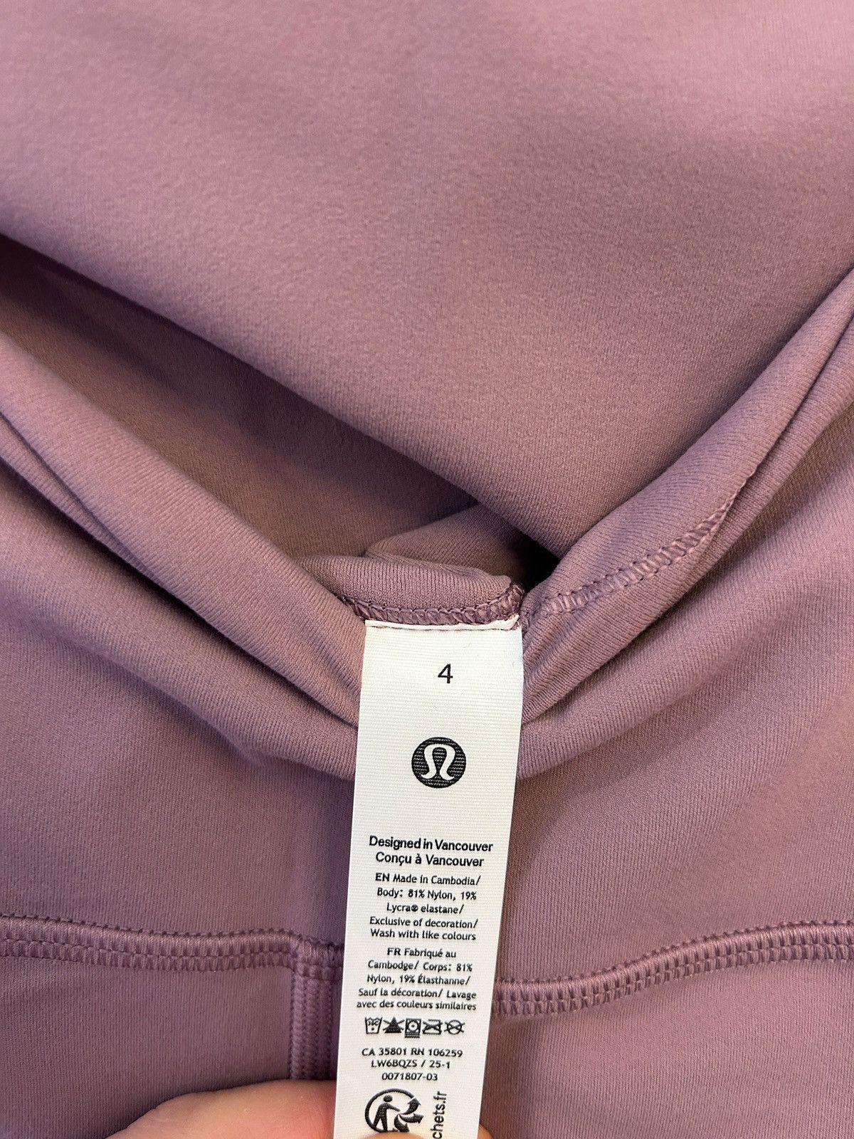 Lululemon lululemon Align High-Rise Crop 23" Size 4 Lavender Lux Size 27" / US 4 / IT 40 - 9 Thumbnail