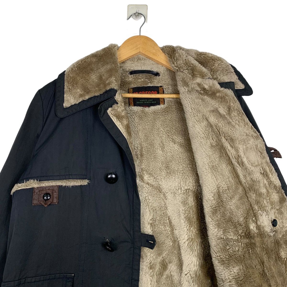 McGregor M’GREGOR Fur Lined Cotton Coat Jacket #0981-C43 Size US M / EU 48-50 / 2 - 8 Thumbnail
