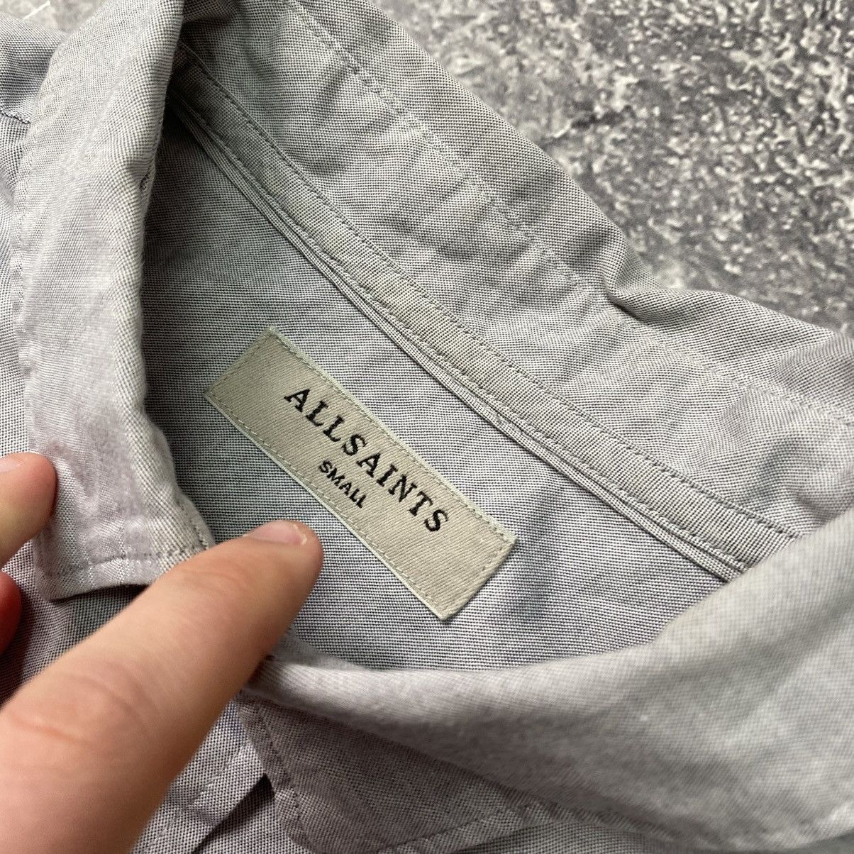 Allsaints Men’s Allsaints small logo short sleeve designer shirt Size US S / EU 44-46 / 1 - 4 Thumbnail