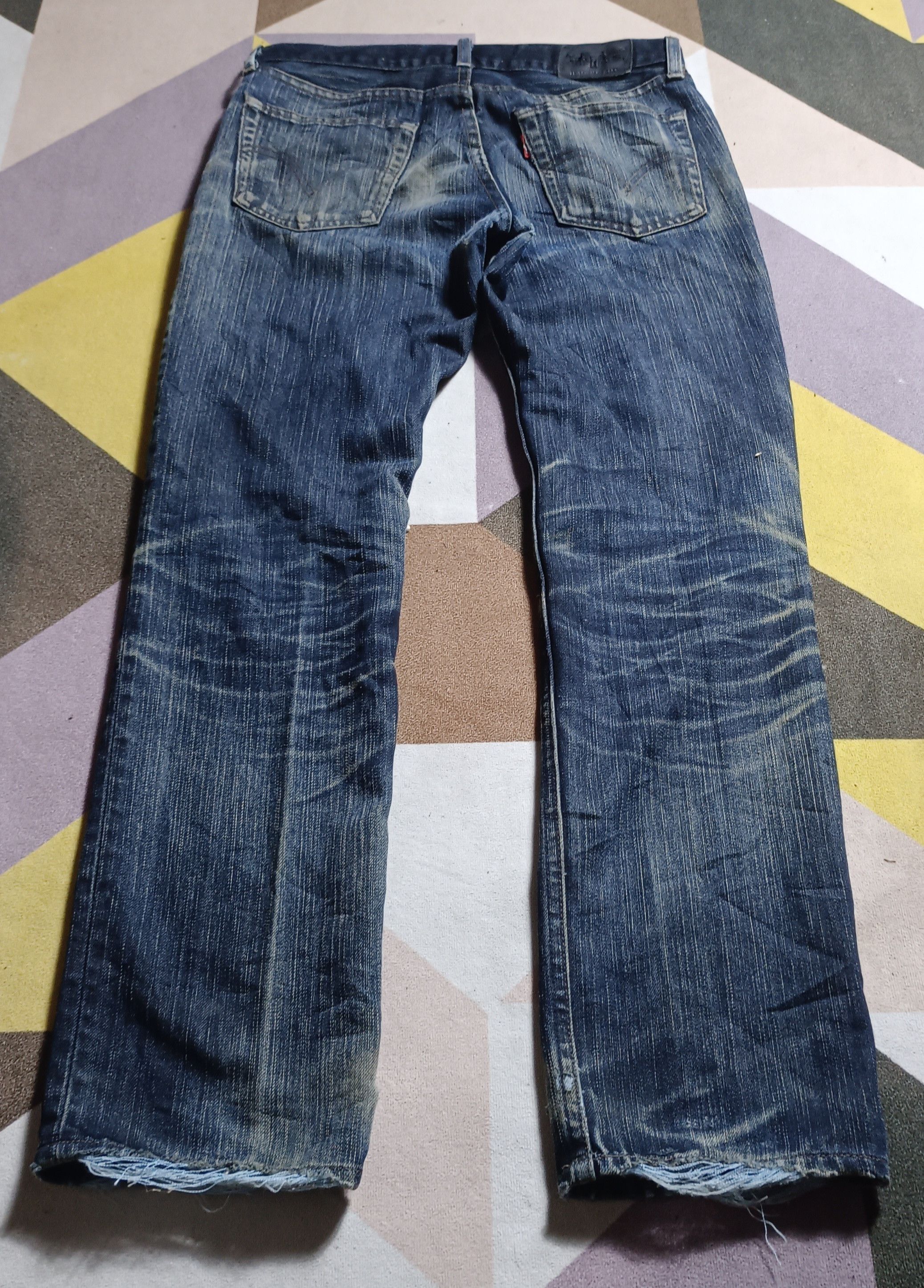 Levi's Vintage 90s💥 Levi's Premium Red Tab Button 109 Size US 30 / EU 46 - 3 Thumbnail