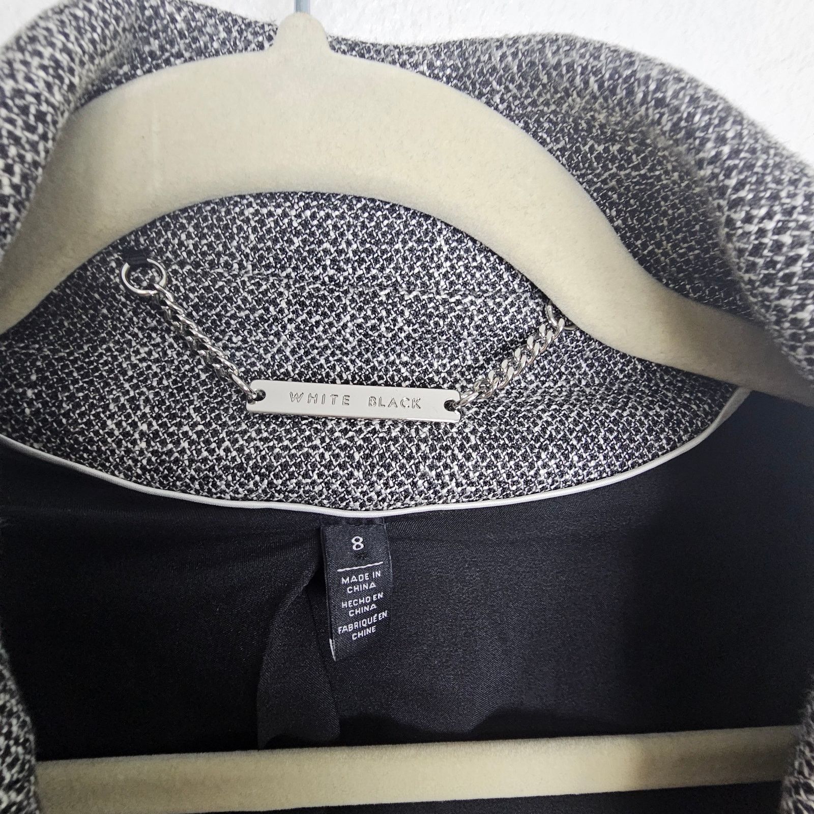 White House Black Market White House Black Market Blazer Gray One-Button Blazer 8 Size M / US 6-8 / IT 42-44 - 6 Thumbnail
