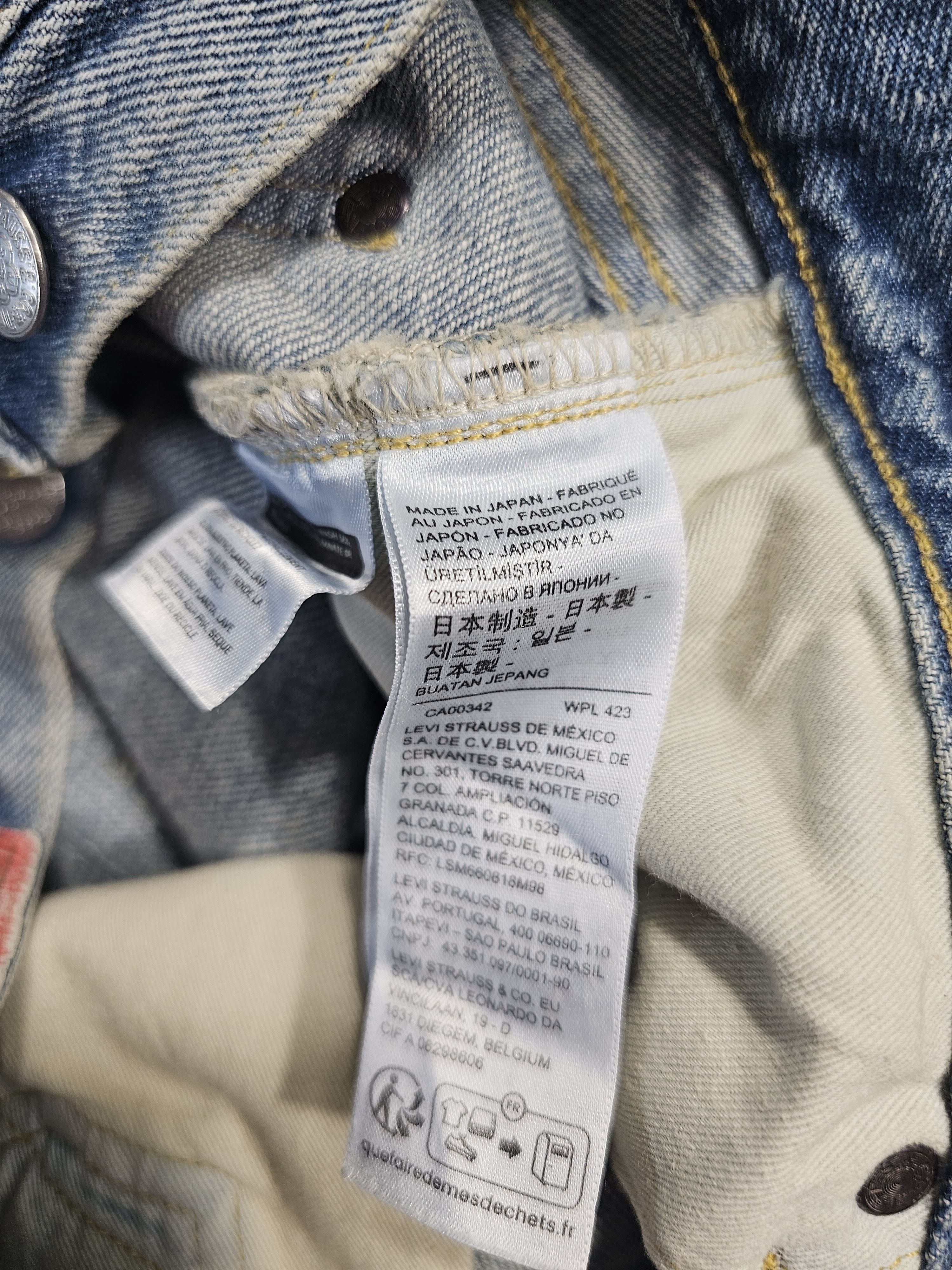 Kenzo × Levi's Levi's x Kenzo 1933 501 Selvedge Big E Made in Japan Size US 26 / EU 42 - 12 Thumbnail