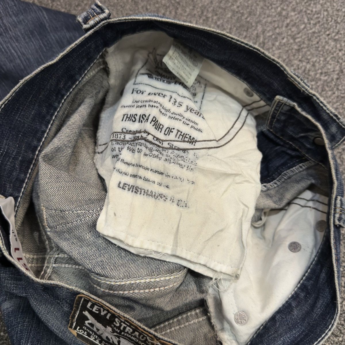Beauty Beast Levis 511 Slim Cut Distressed Denim Size US 30 / EU 46 - 14 Thumbnail