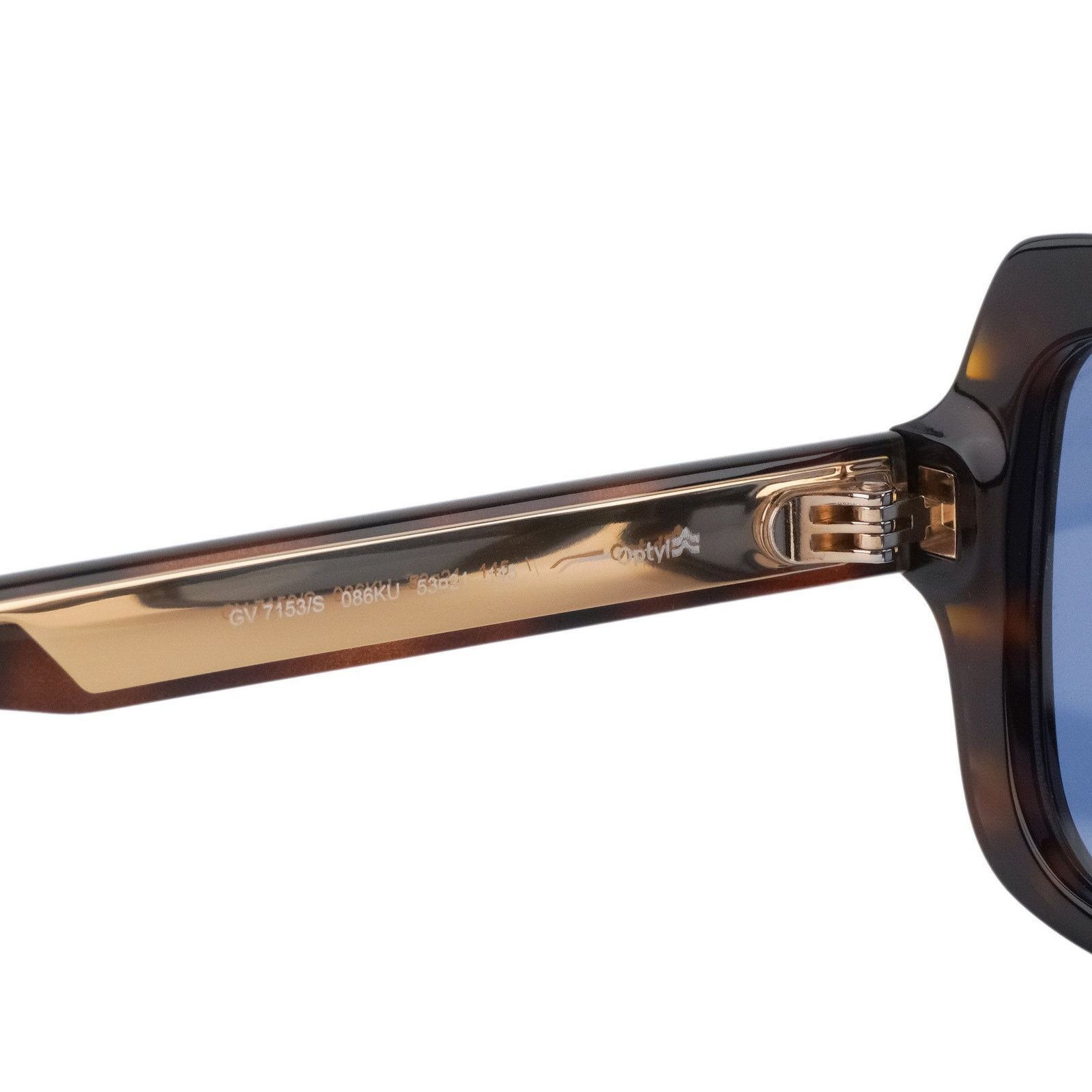Givenchy Givenchy GV7153 Gold Logo Rectangular Optyl Brown Sunglasses Size ONE SIZE - 4 Thumbnail