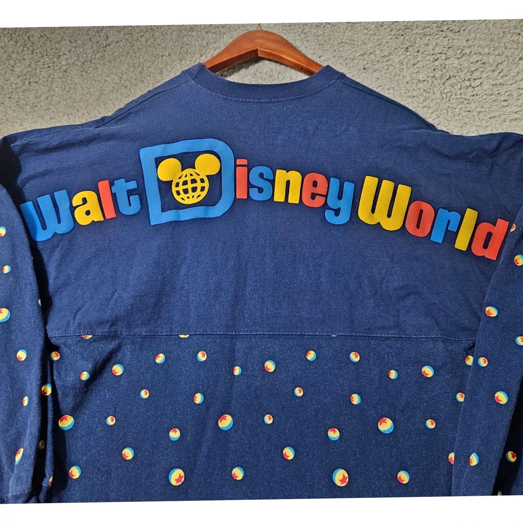 Disney Pixar Luxo Ball Spirit Jersey Dark Blue Walt Disney World Parks XS Size US XS / EU 42 / 0 - 2 Thumbnail