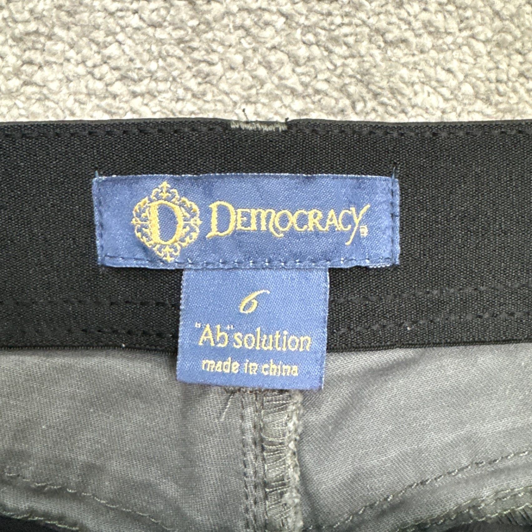 Vintage Democracy Jeans Skinny Womens 6 Gray Camouflage Low Rise Stretch Pocket Denim City Army Size 28" / US 6 / IT 42 - 7 Thumbnail