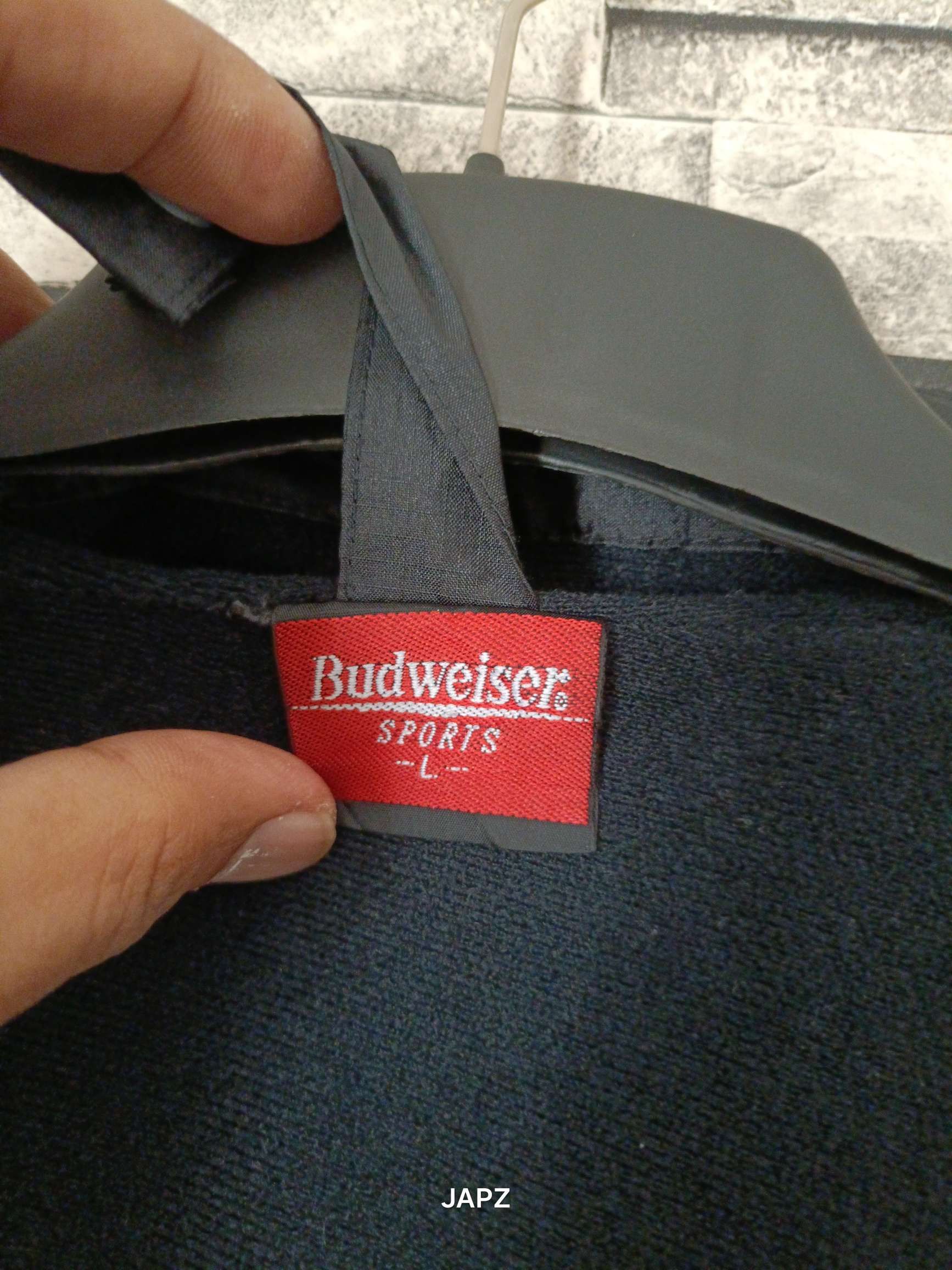 Budweiser × Vintage Vintage set of Budweiser sports jacket and cap Size US L / EU 52-54 / 3 - 4 Thumbnail