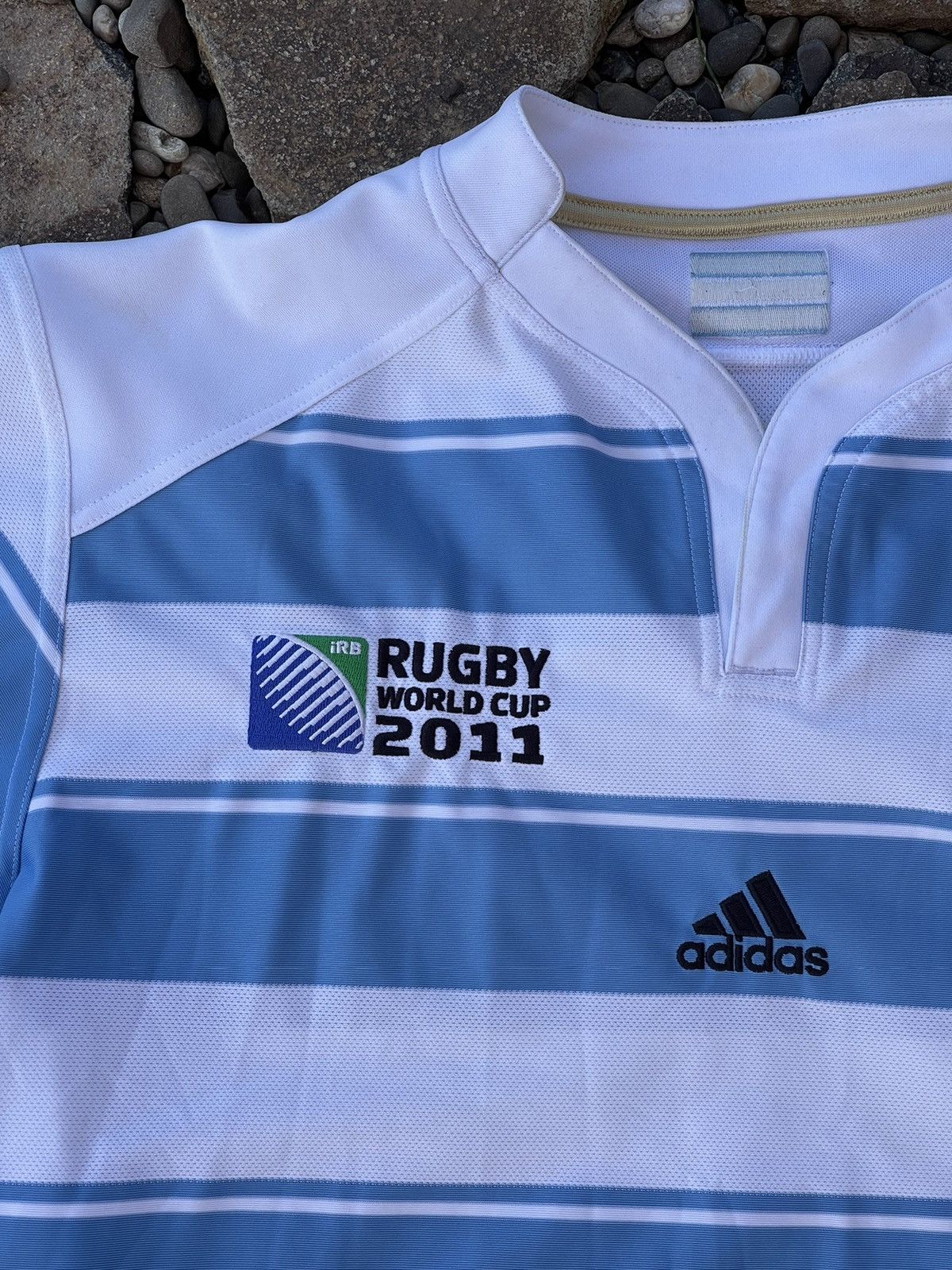 Adidas 2011 Adidas UAR Rugby World Cup Argentina jersey rare Size US XXL / EU 58 / 5 - 4 Thumbnail