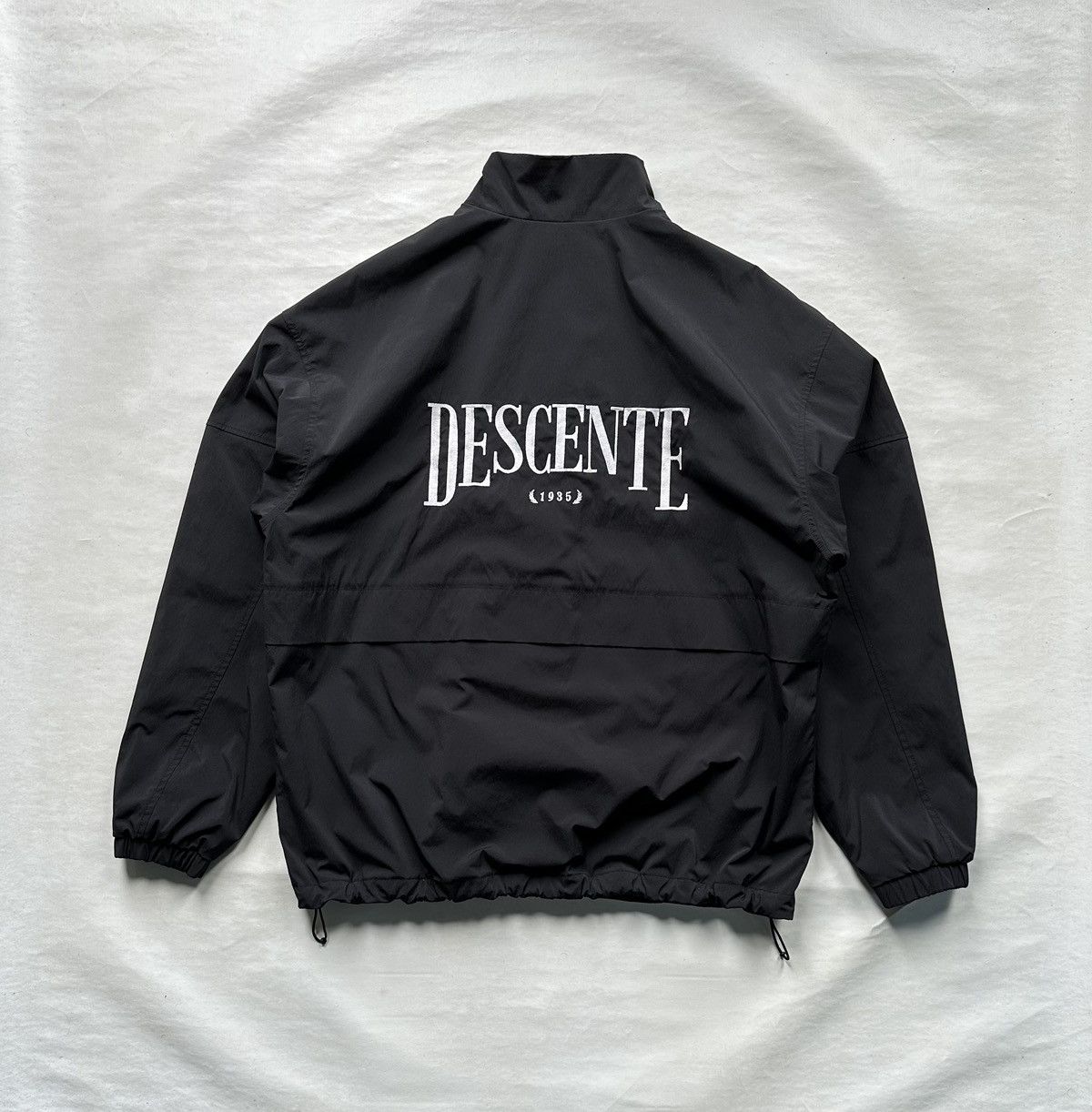 Descente × Japanese Brand × Nanamica Descente Nylon Coach The Best Lining Warm-Up Jacket Black Size US L / EU 52-54 / 3 - 2 Thumbnail