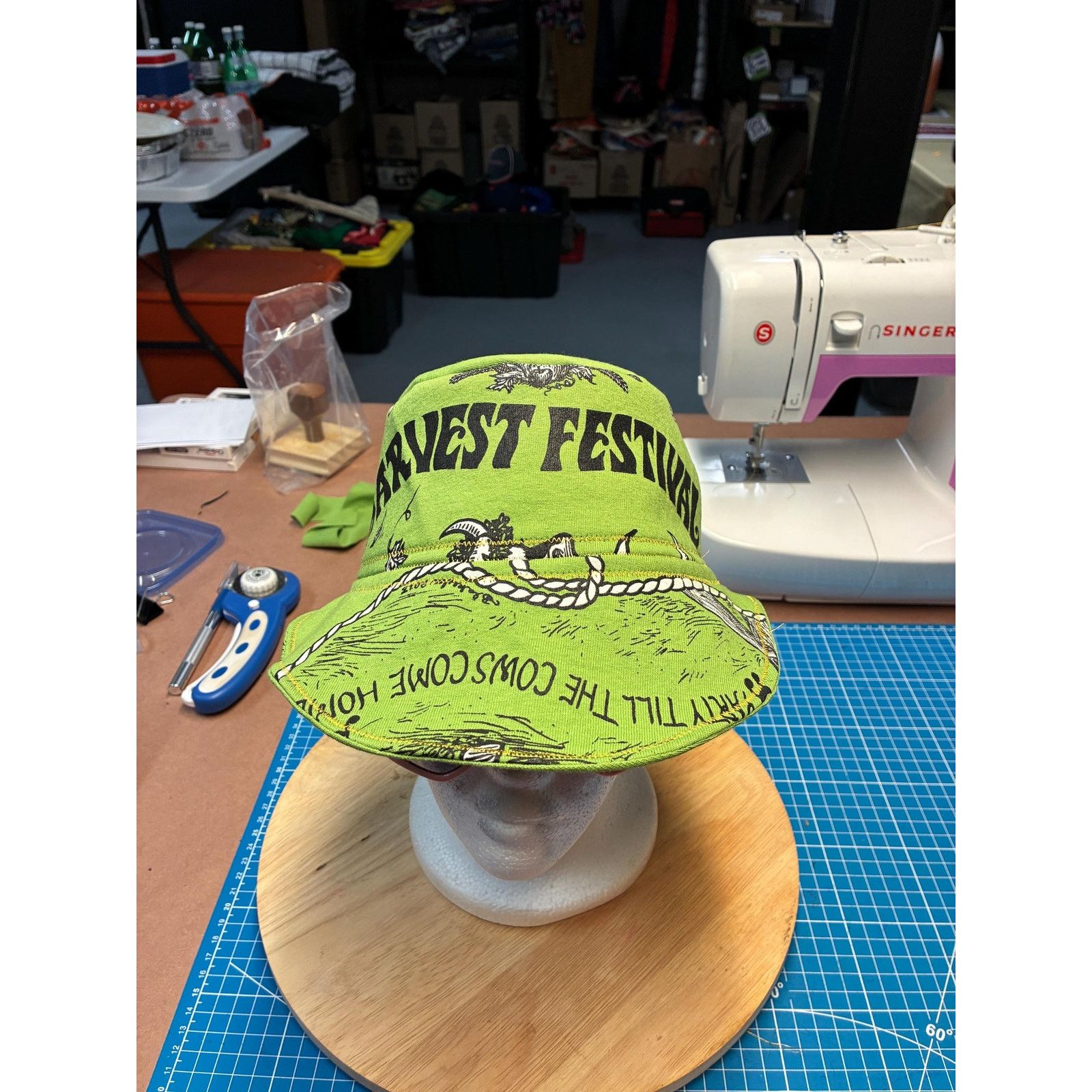 Other Upcycled Harvest Festival Bucket Hat — Stone Cow Brewery Size ONE SIZE - 9 Thumbnail