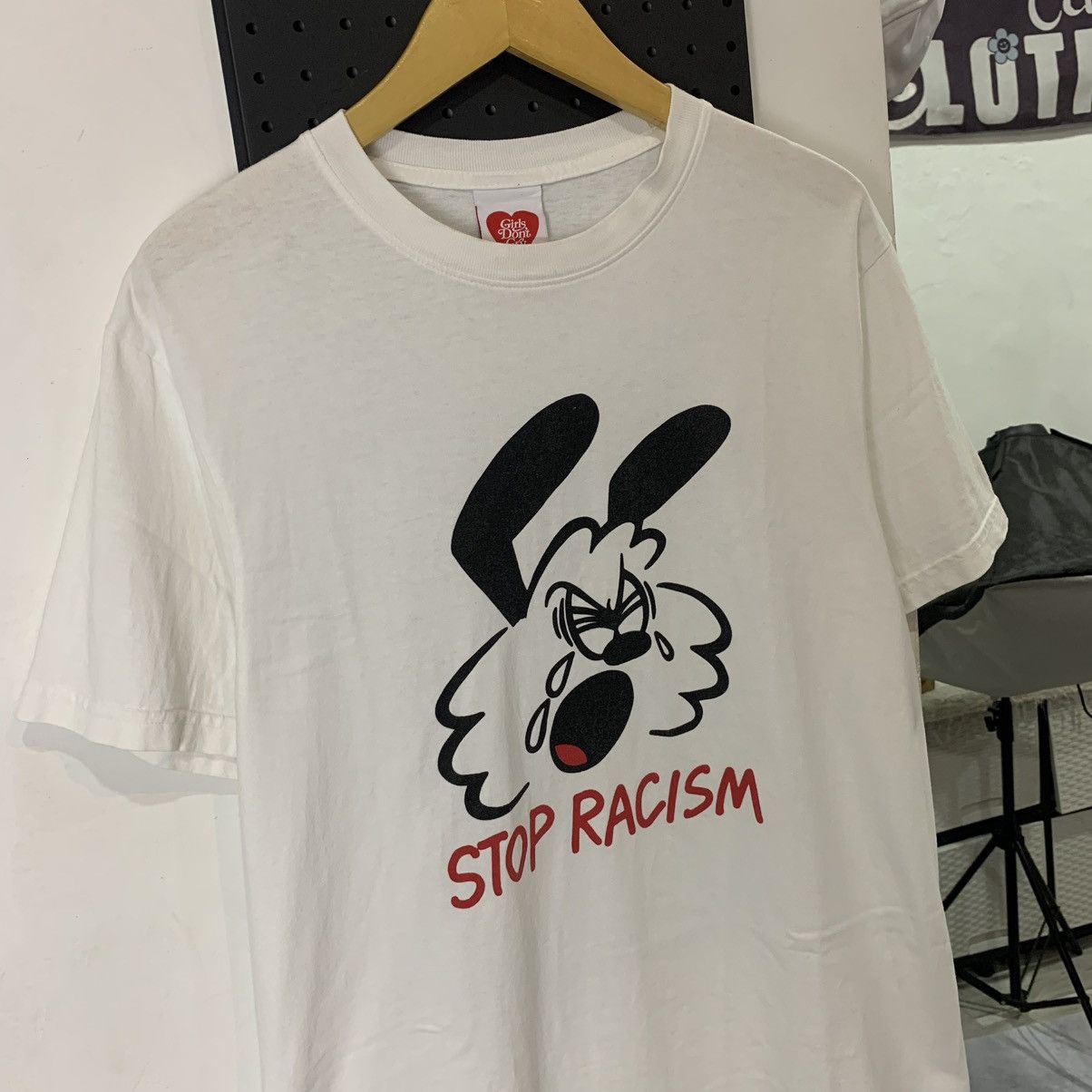 Girls Don't Cry GIRL'S DONT CRY verdy stop racism white Size US M / EU 48-50 / 2 - 2 Thumbnail