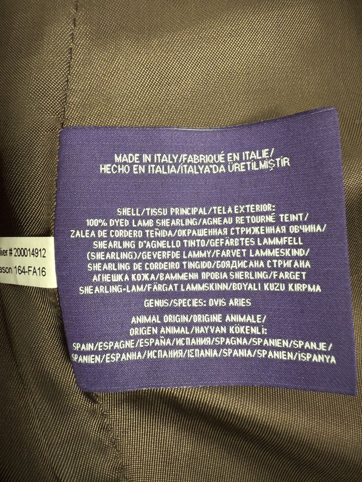 Ralph Lauren Purple Label FW16 Ralph Lauren Purple Label Fur Coat Size US M / EU 48-50 / 2 - 11 Thumbnail