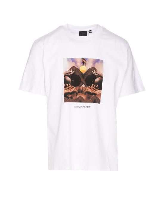 Daily Paper DAILY PAPER Men T-Shirts 2311333 WHITE White Size US M / EU 48-50 / 2 - 1 Thumbnail