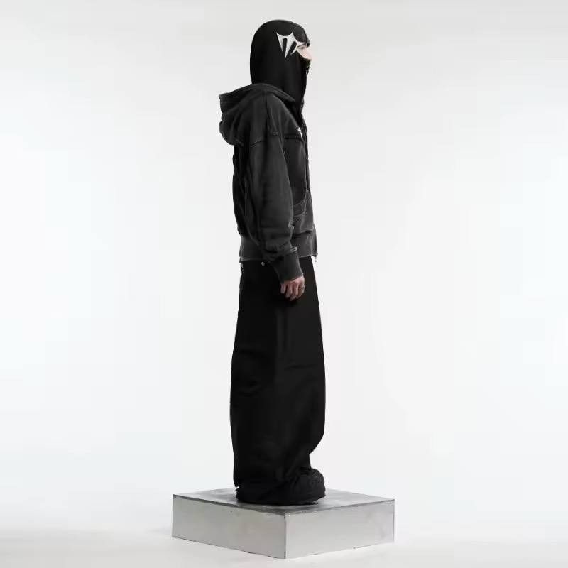 Japanese Brand × Vintage heavy hooded sweatshirt with a zippered hood. Size US L / EU 52-54 / 3 - 2 Thumbnail