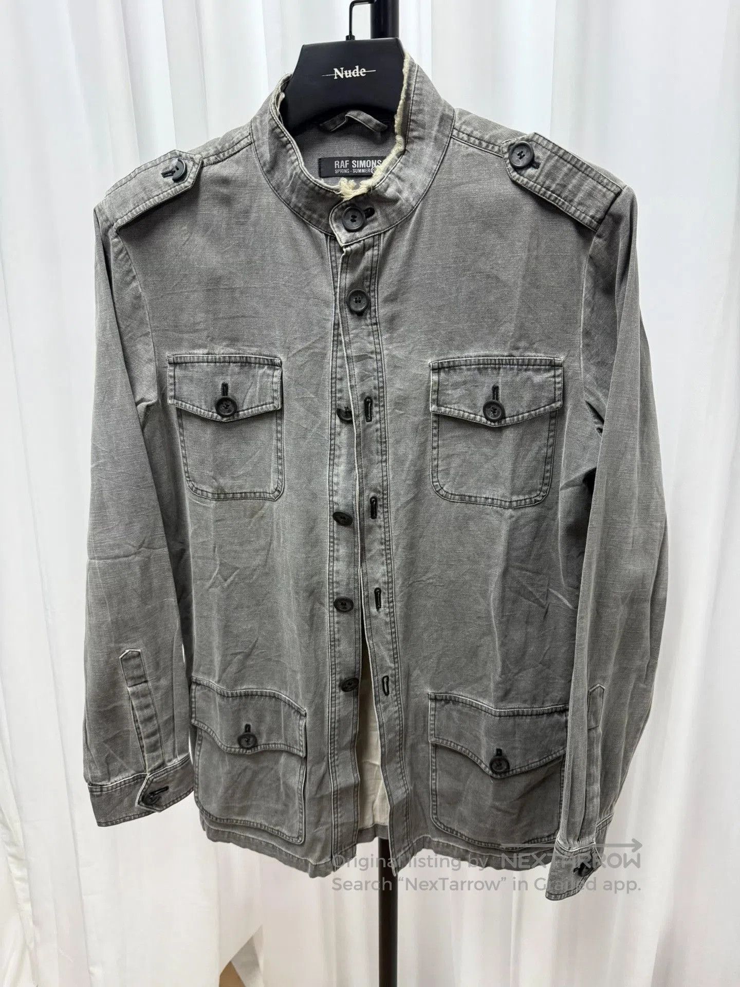 Raf Simons Raf Simons M65 Jacket with Distressed Detailing. Size US S / EU 44-46 / 1 - 1 Thumbnail