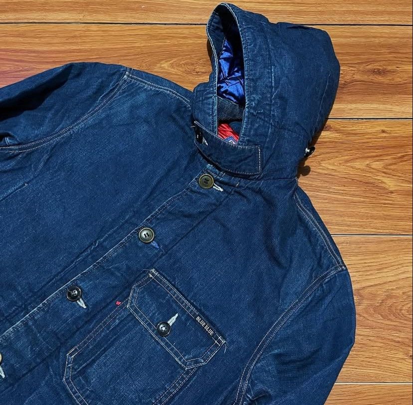Blue Blue Japan Blue Blue Japan Single Denim Coated Jacket Size US L / EU 52-54 / 3 - 3 Thumbnail